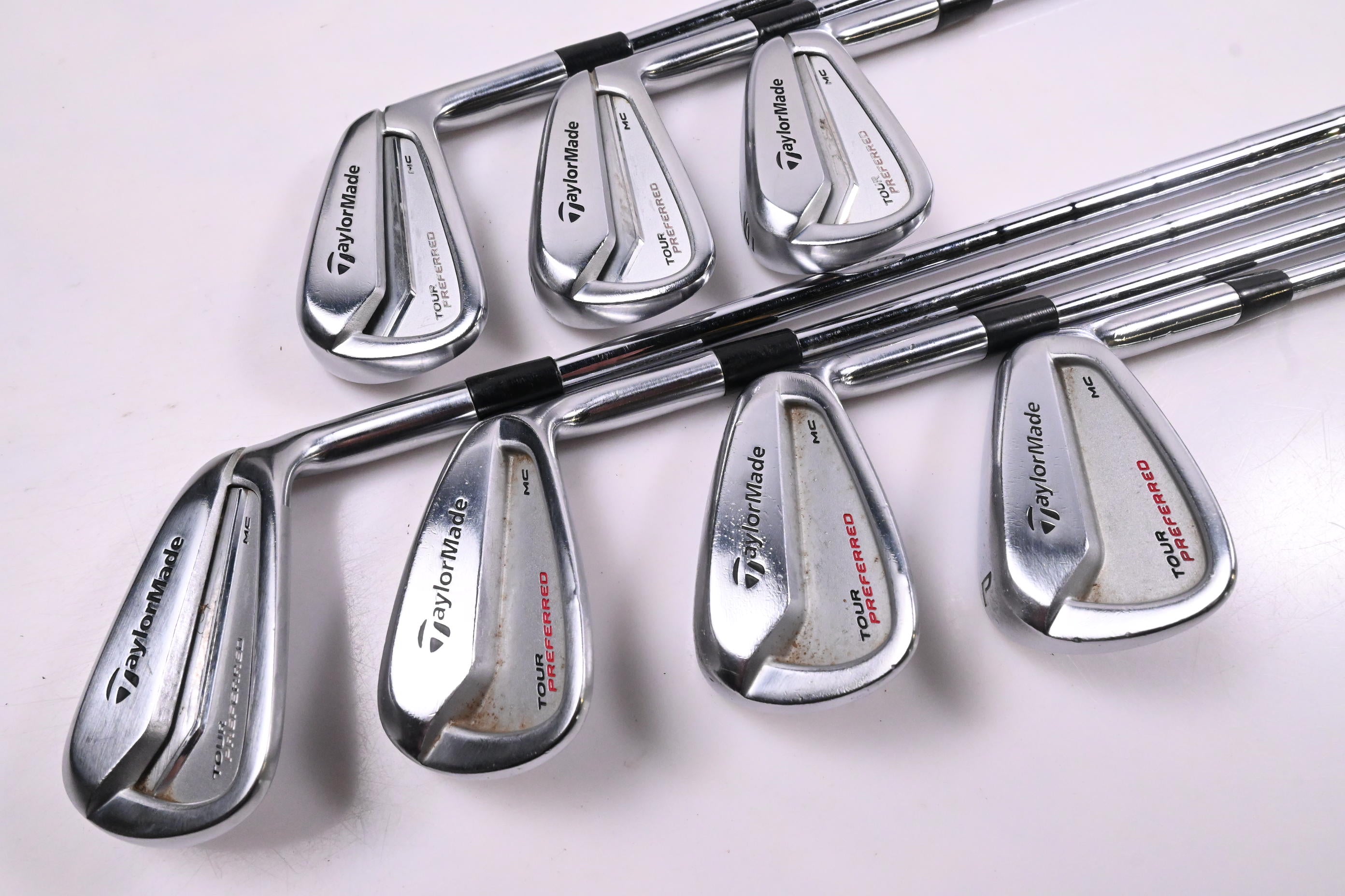 Taylormade Tour Preferred MC 2014 Irons / 4-PW / Stiff Flex KBS Tour Shafts