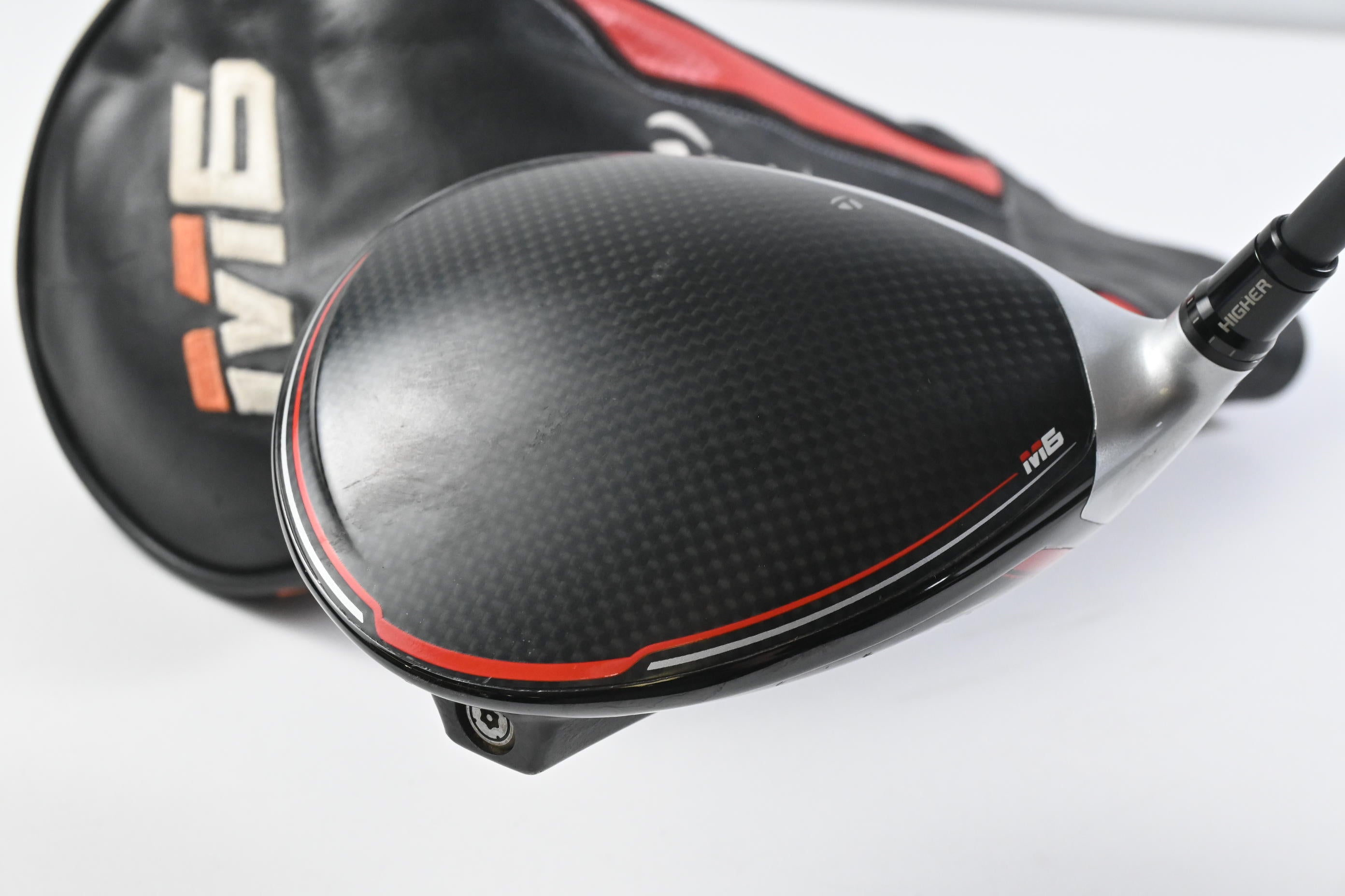 Left Hand Taylormade M6 Driver / 10.5 Degree / Stiff Flex HZRDUS Smoke Black 70