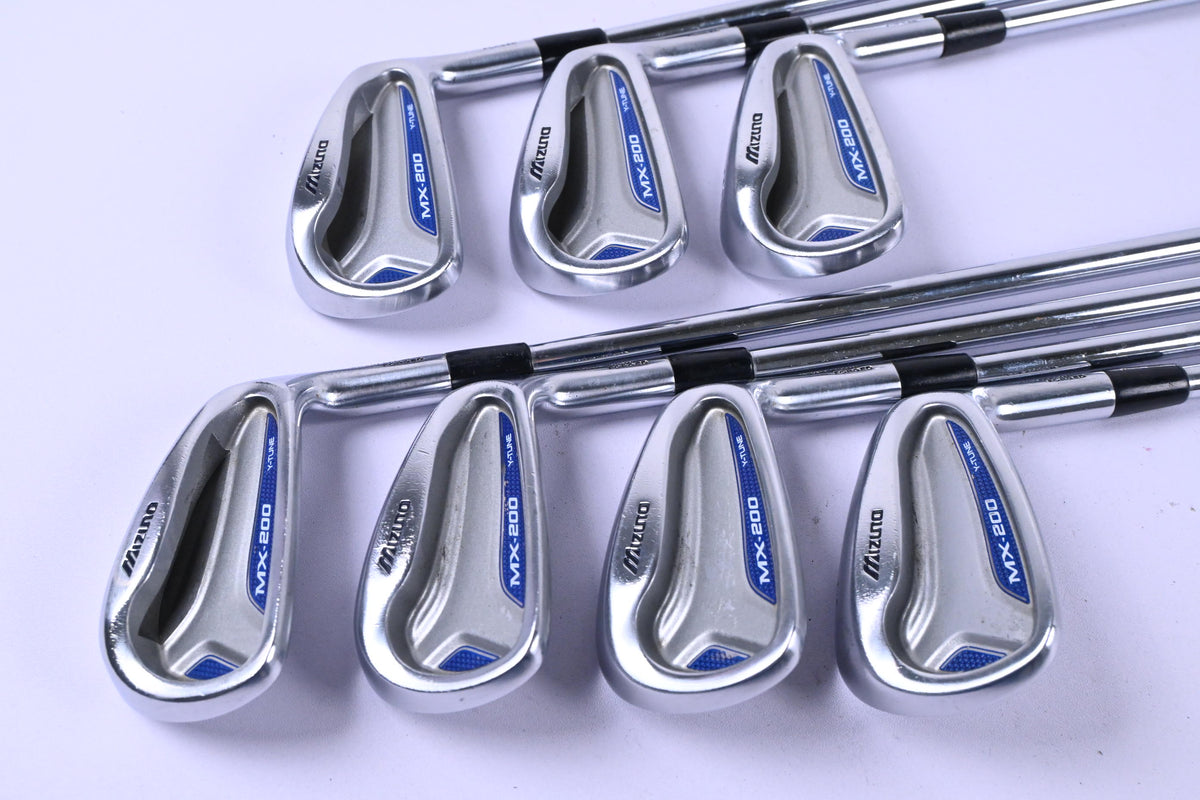 Mizuno MX-200 Irons / 4-PW / Stiff Flex Dynalite Gold XP Shafts