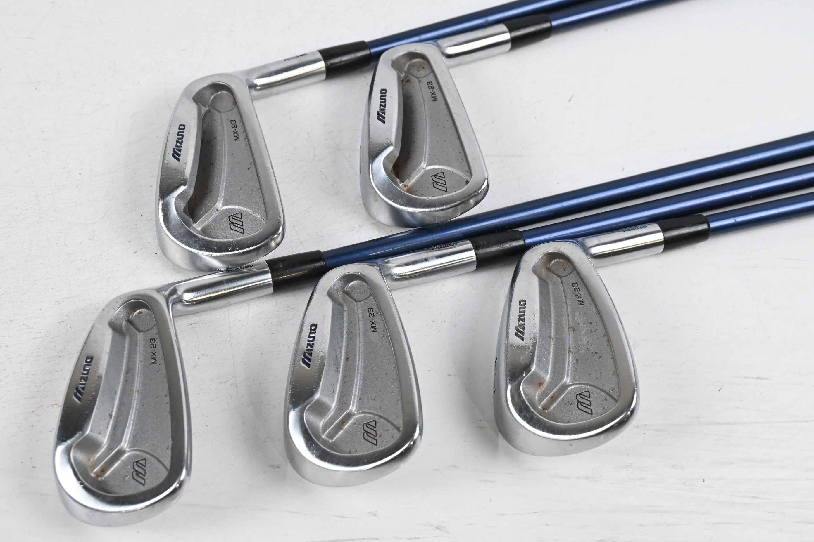 Mizuno MX-23 Irons / 6-PW / Regular Flex Mizuno Exsar Blue Shafts