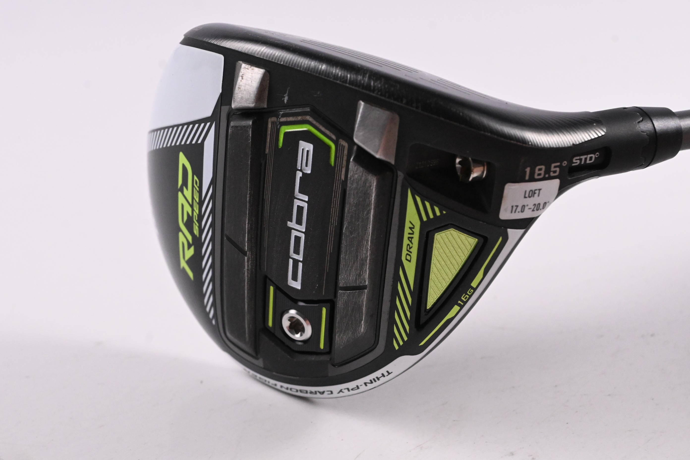 Cobra King Radspeed #5 Wood / 18.5 Degree / Regular Flex Evenflow Riptide CB 50