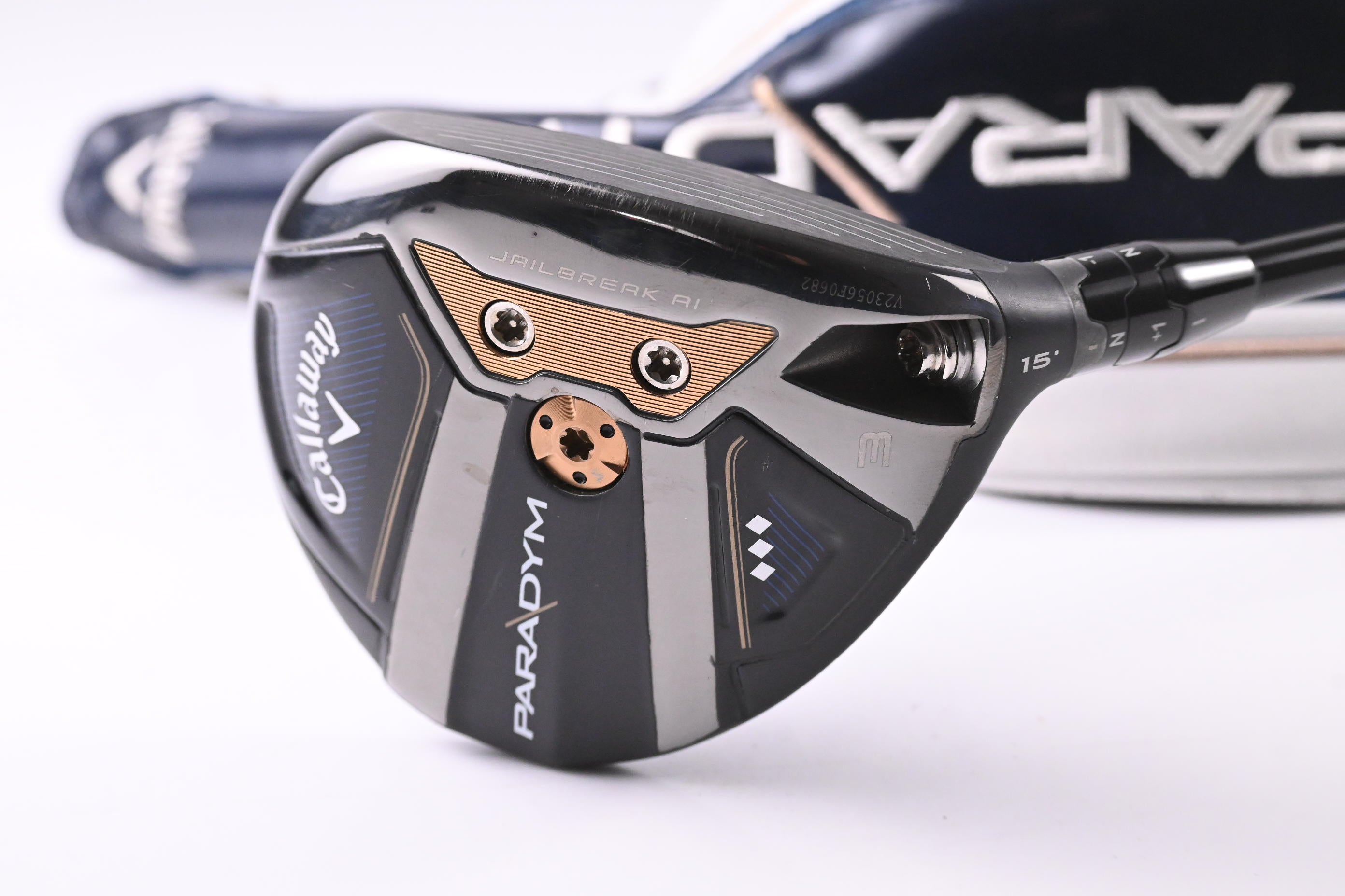 Callaway Paradym Triple Diamond #3 Wood / 15 Degree / Stiff Flex Kai'li White 70