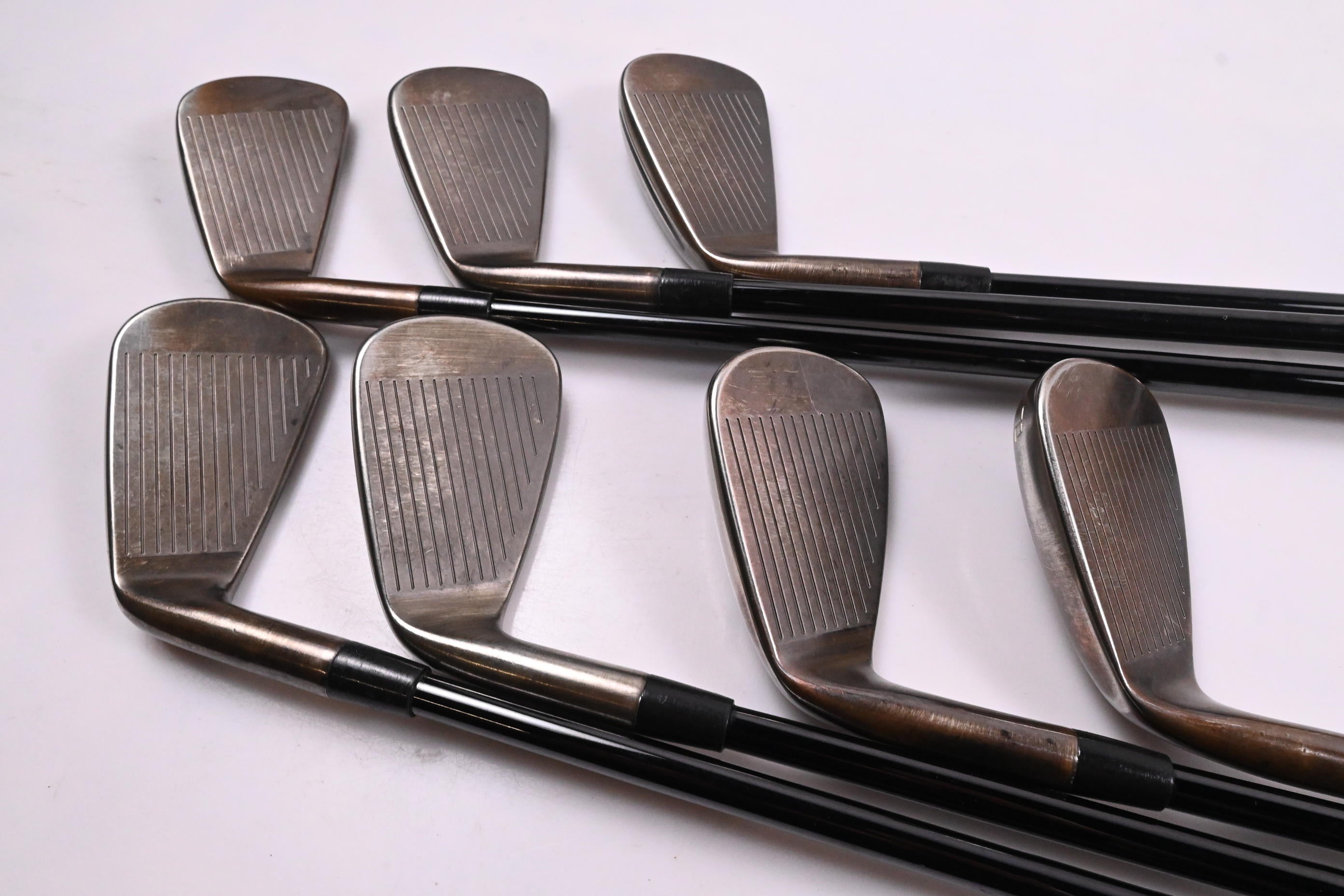 Taylormade P790 Aged Copper Irons / 4-PW / Stiff Flex KBS $-Taper 120 Shafts