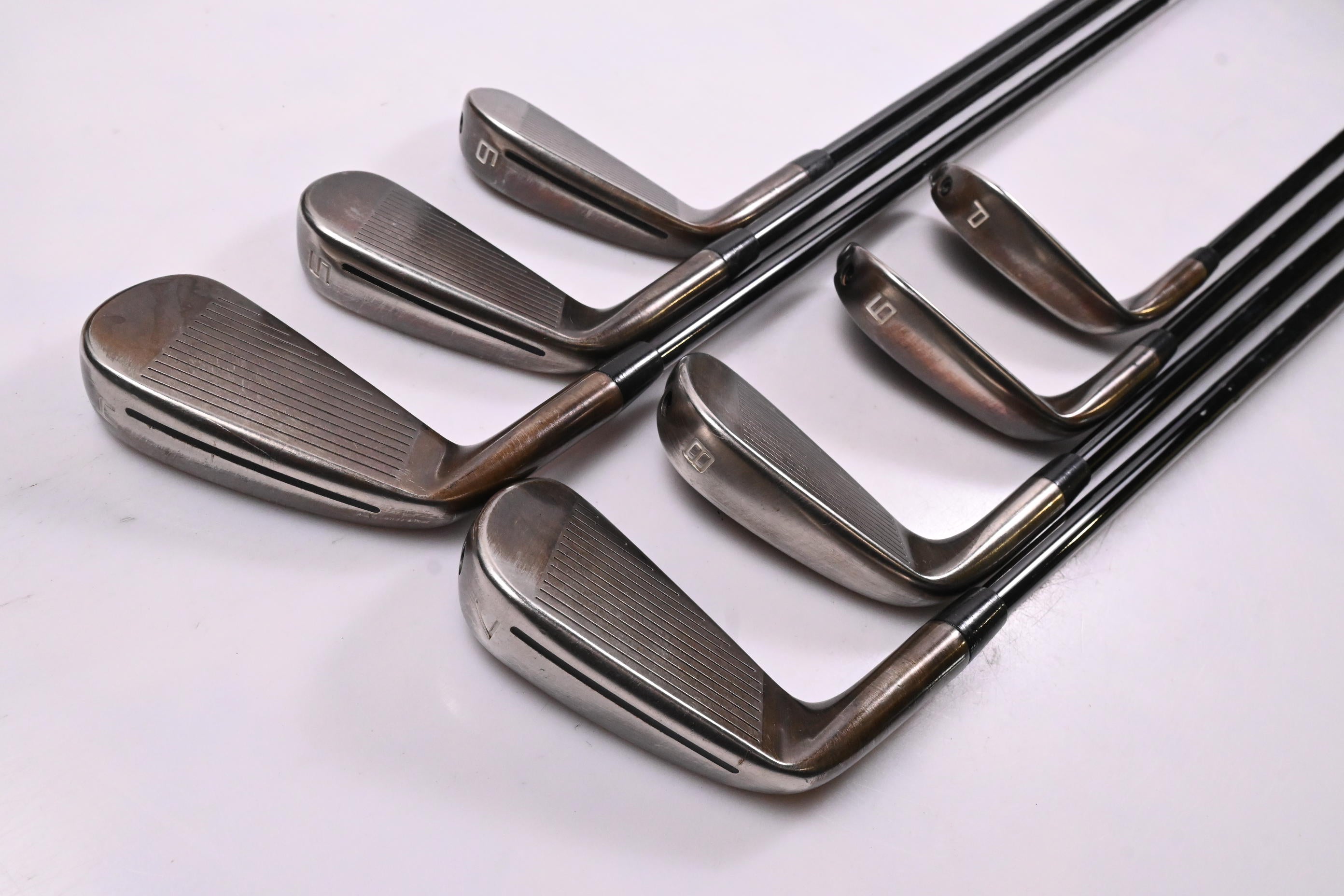 Taylormade P790 Aged Copper Irons / 4-PW / Stiff Flex KBS $-Taper 120 Shafts