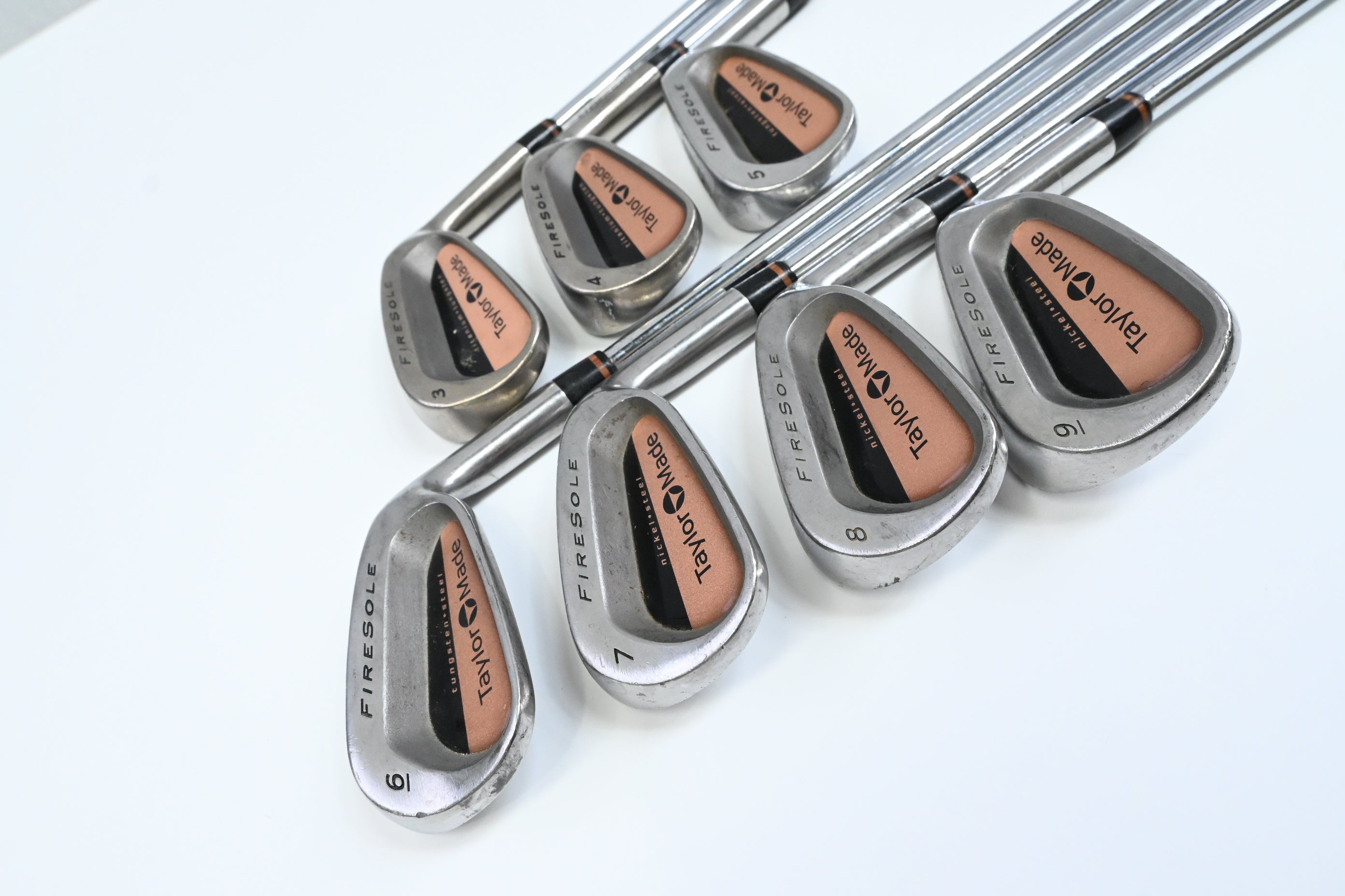 Taylormade Firesole Irons / 3-9 / Regular Flex Taylormade Rifle 80 Shafts
