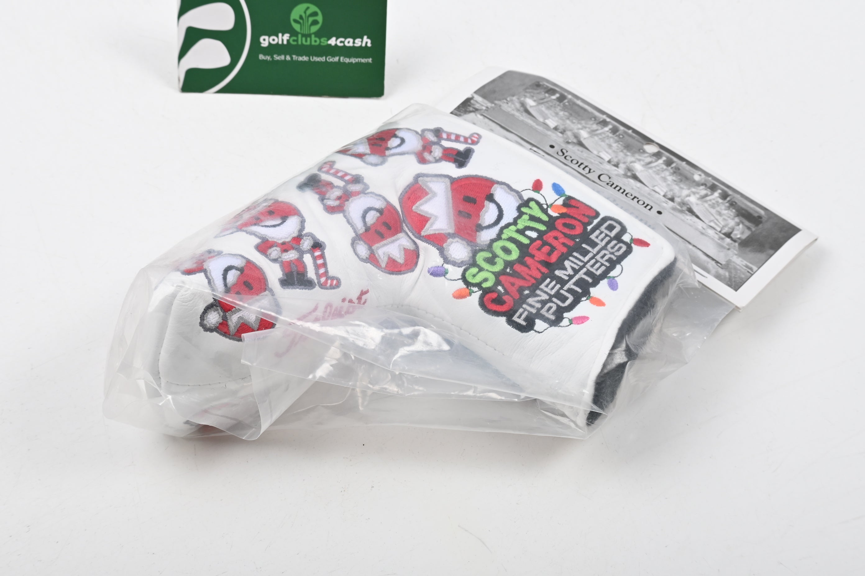 Scotty Cameron 2012 Santa Putter Man Dancing Putter Cover / Blade / White