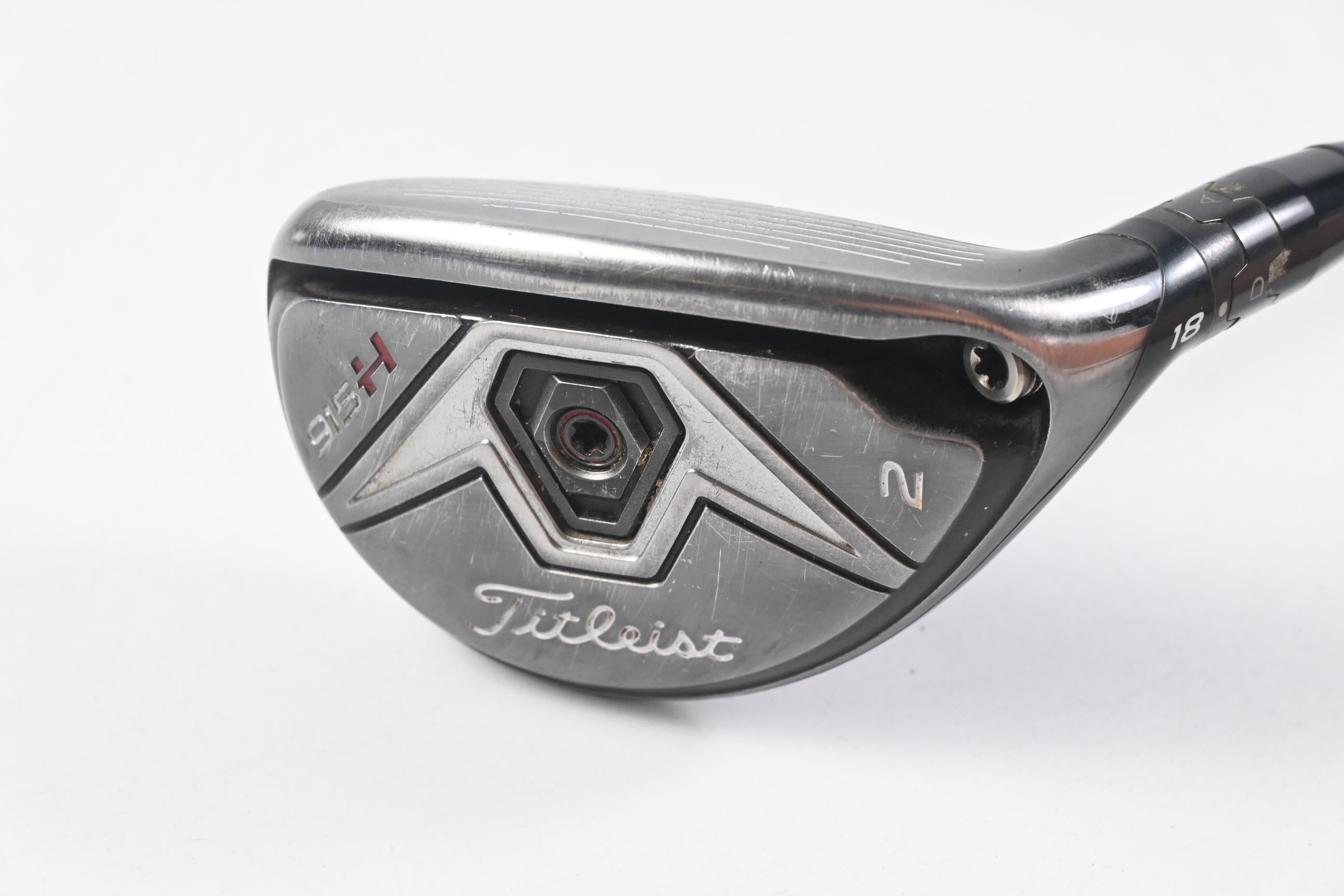 Titleist 915H #2 Hybrid / 18 Degree / Stiff Flex Aldila Rogue 95 MSI 85 Shaft