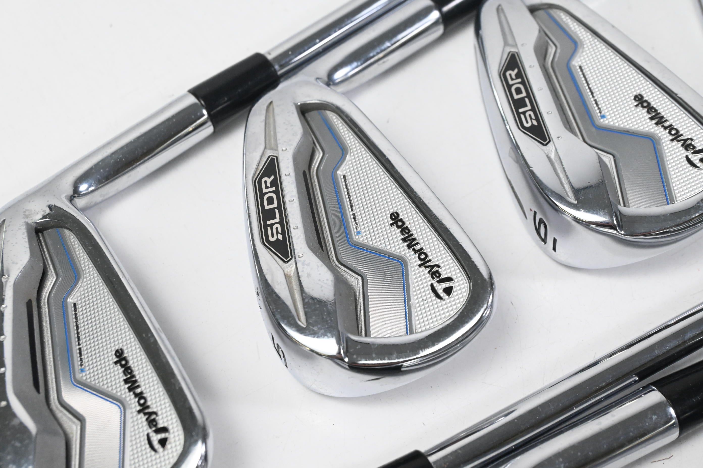Taylormade SLDR Irons / 4-PW+GW / Stiff Flex KBS Tour C-Taper 90 Shafts