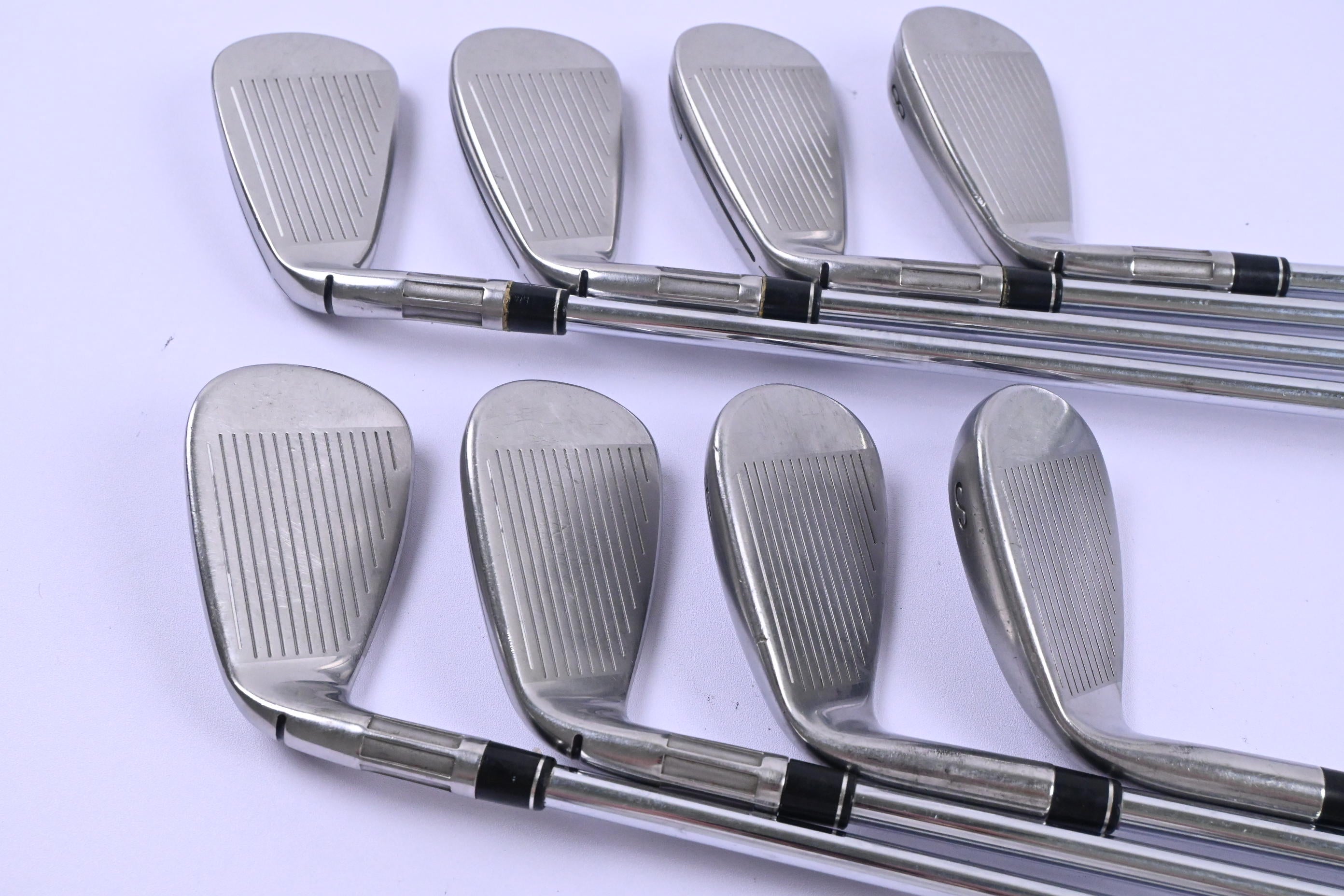 Taylormade M6 Irons / 5-PW+GW+SW / Stiff Flex KBS MAX 85 Shafts