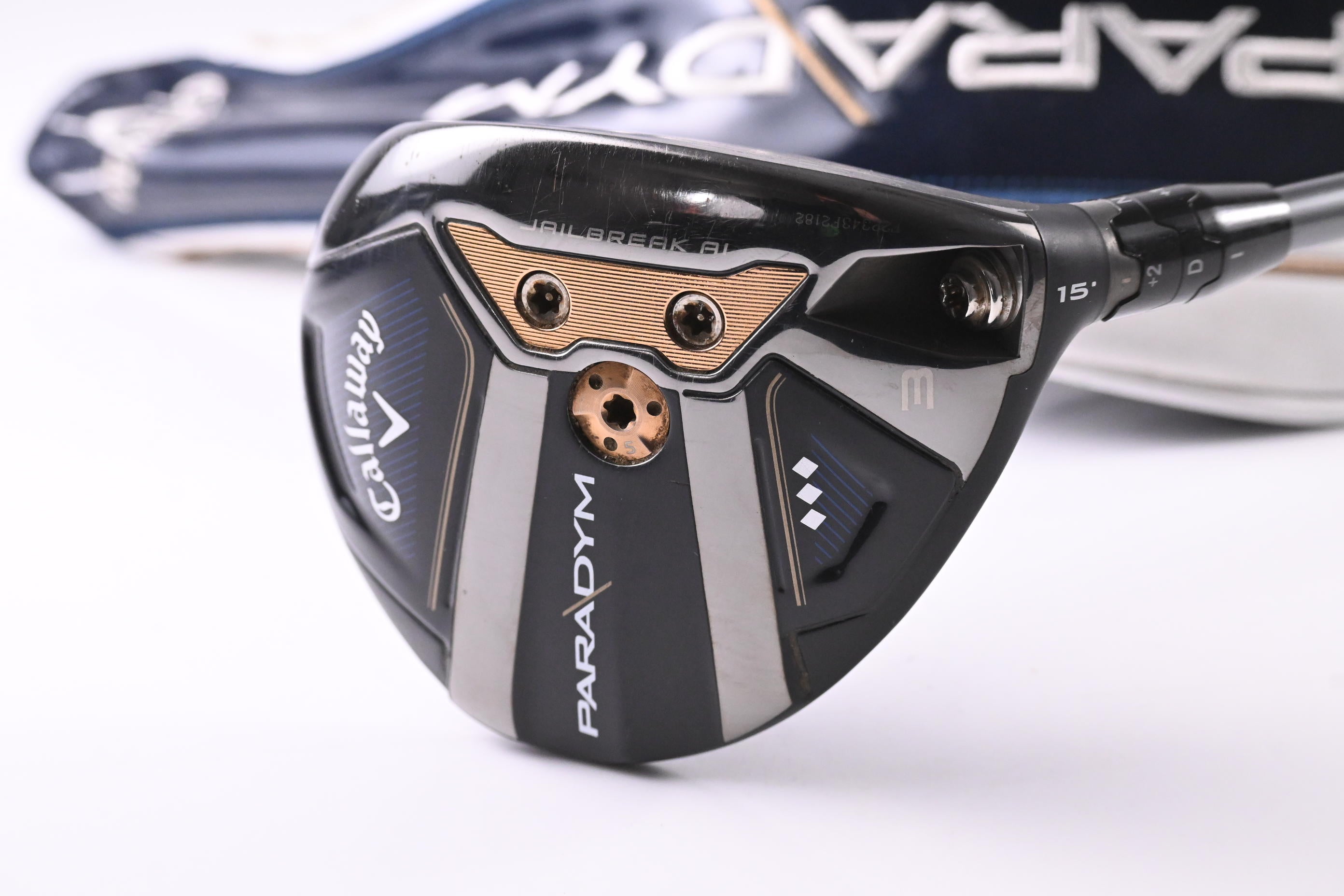 Callaway Paradym Triple Diamond #3 Wood / 15 Degree / Regular Flex HZRDUS Silver