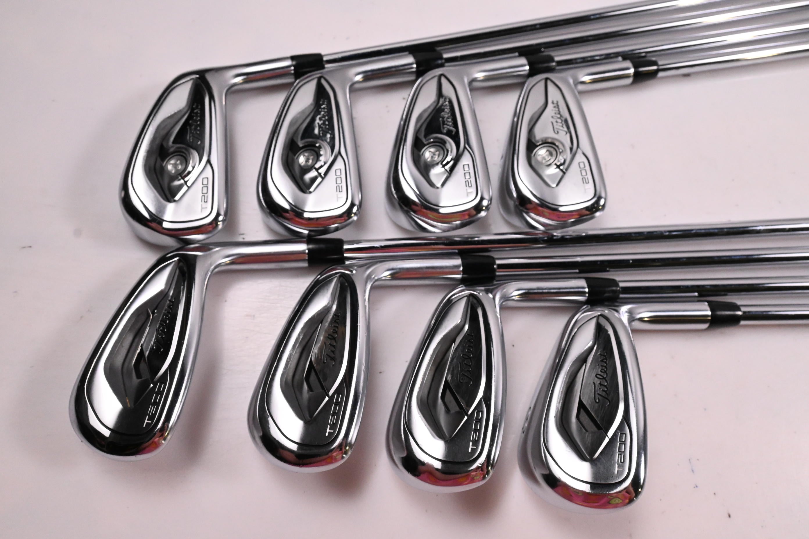 Titleist T200 2019 Irons / 4-PW+48° / Regular Flex AMT Black R300 Shafts