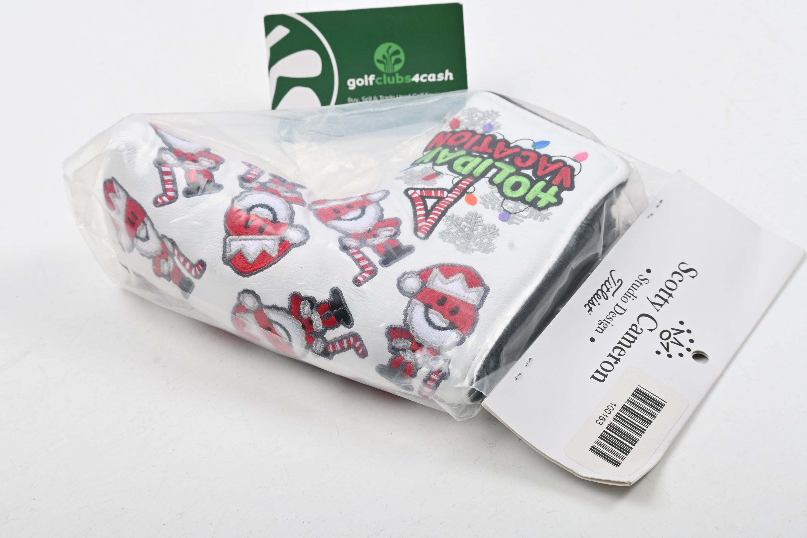 Scotty Cameron 2012 Santa Putter Man Dancing Putter Cover / Blade / White