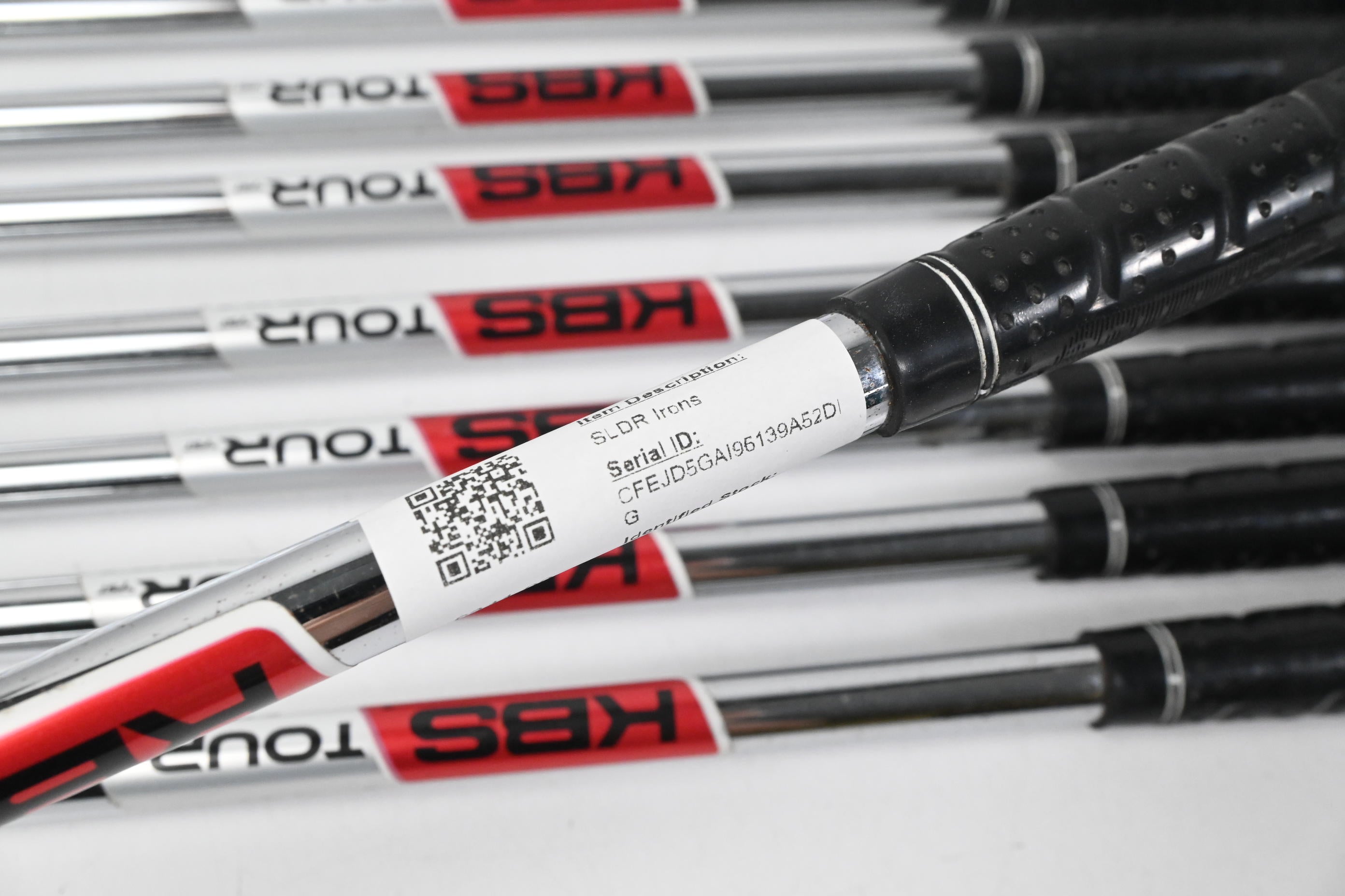 Taylormade SLDR Irons / 4-PW+GW / Stiff Flex KBS Tour C-Taper 90 Shafts