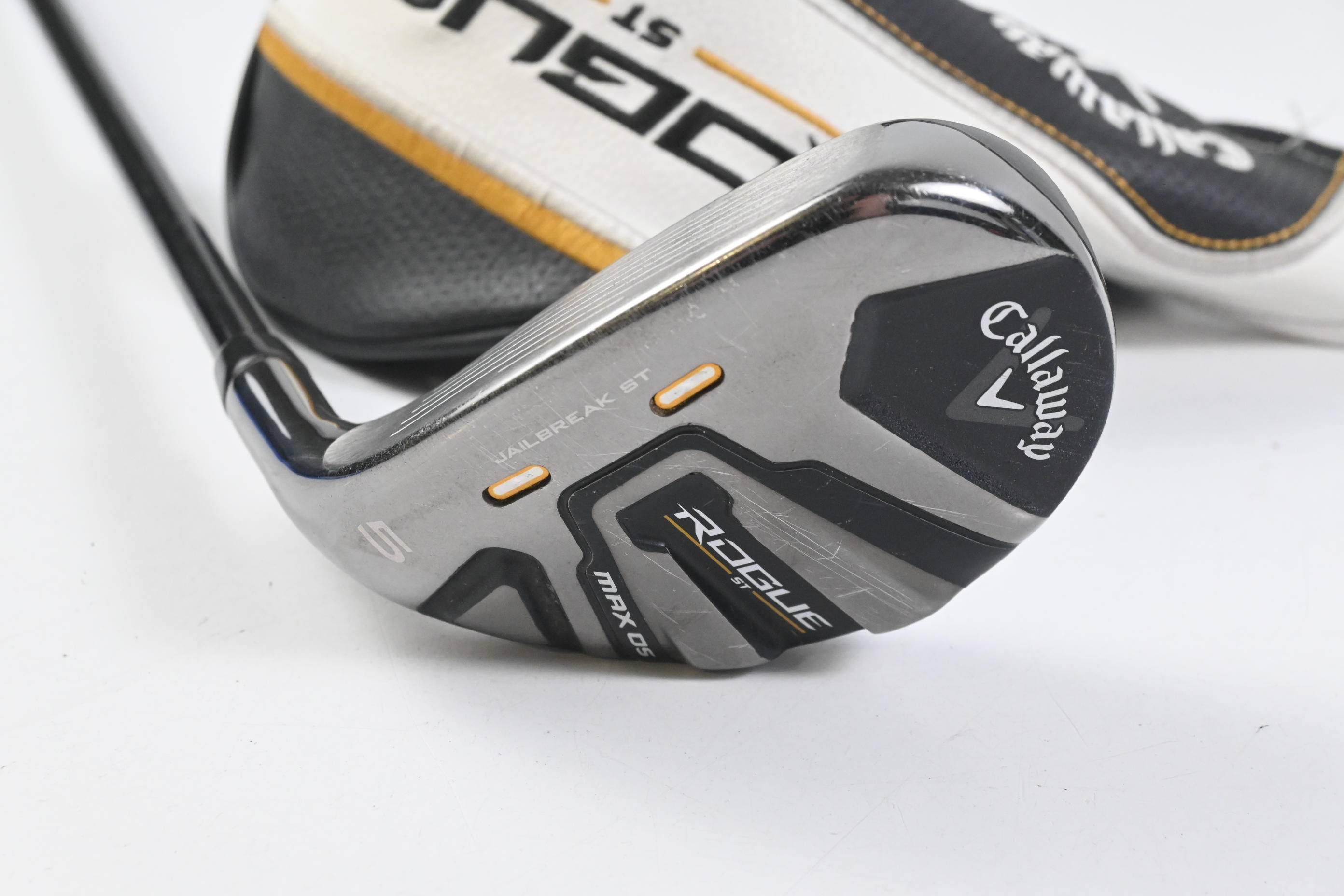 Left Hand Callaway Rogue ST Max #5 Hybrid / 23 Degree / Regular Flex Tensei