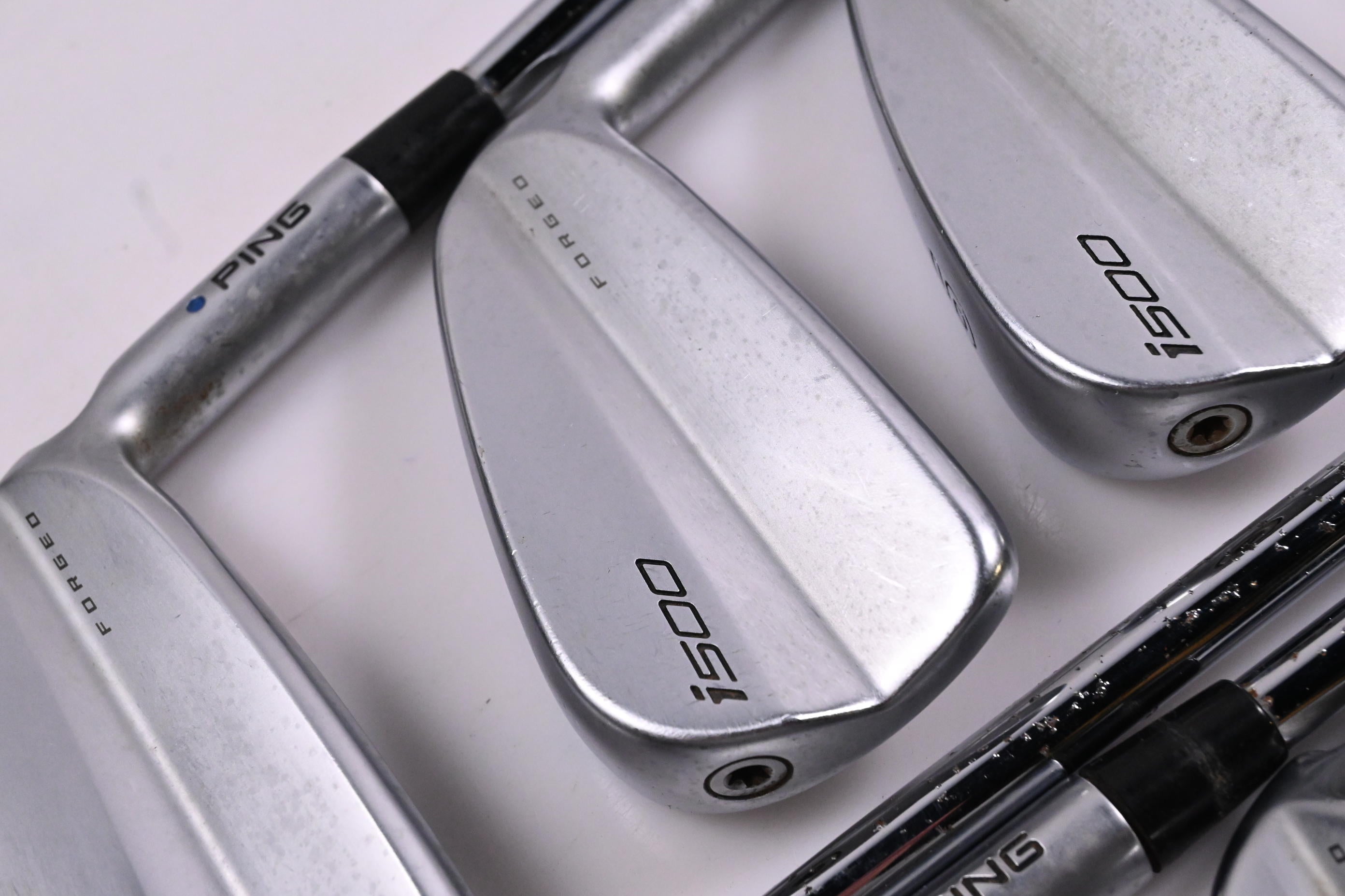 Ping i500 Irons / 4-PW / Blue Dot / Regular Flex Project X LZ 115 Shafts