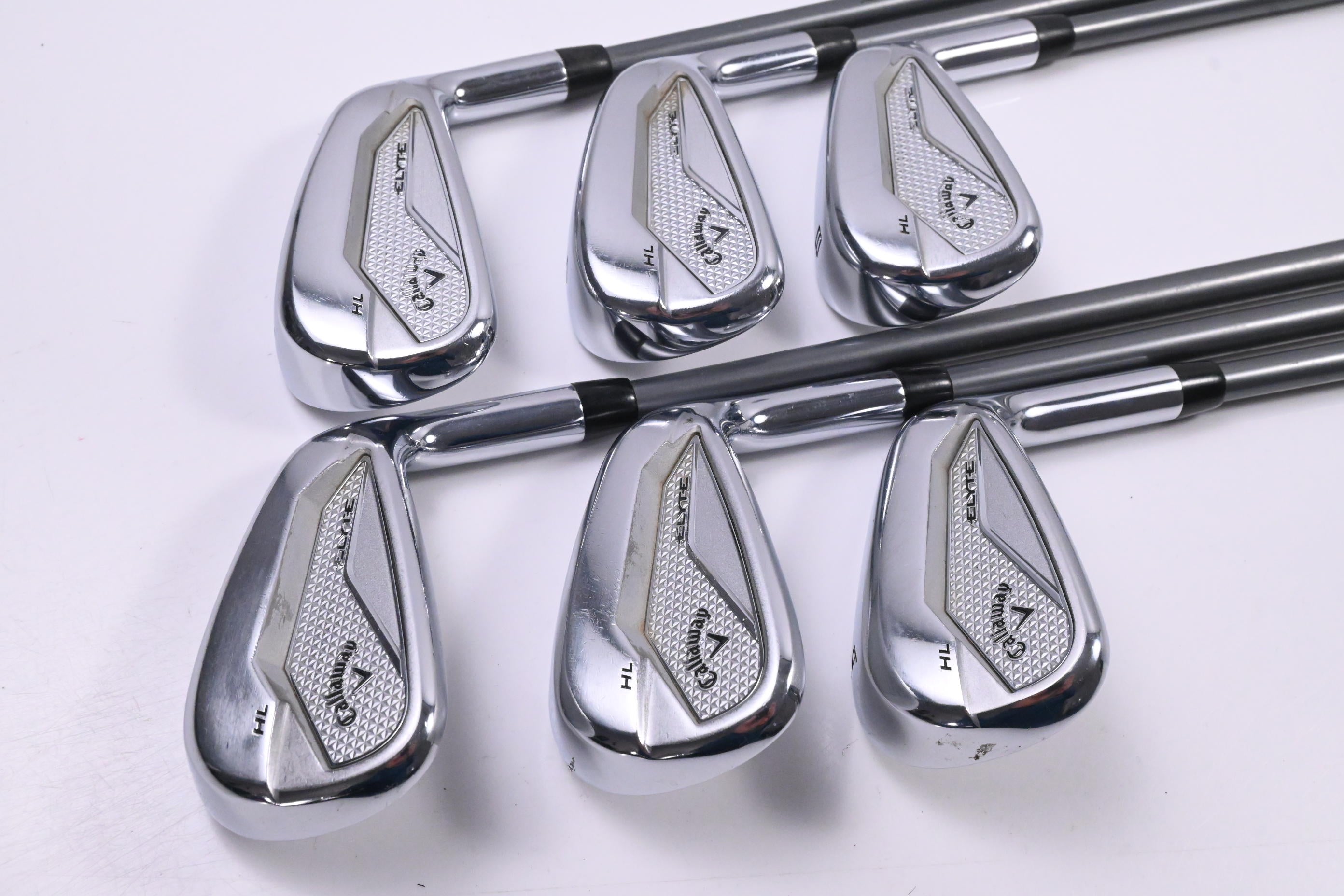 Callaway Elyte HL Irons / 6-PW+AW / Senior Flex Denali Charcoal 55 Shafts