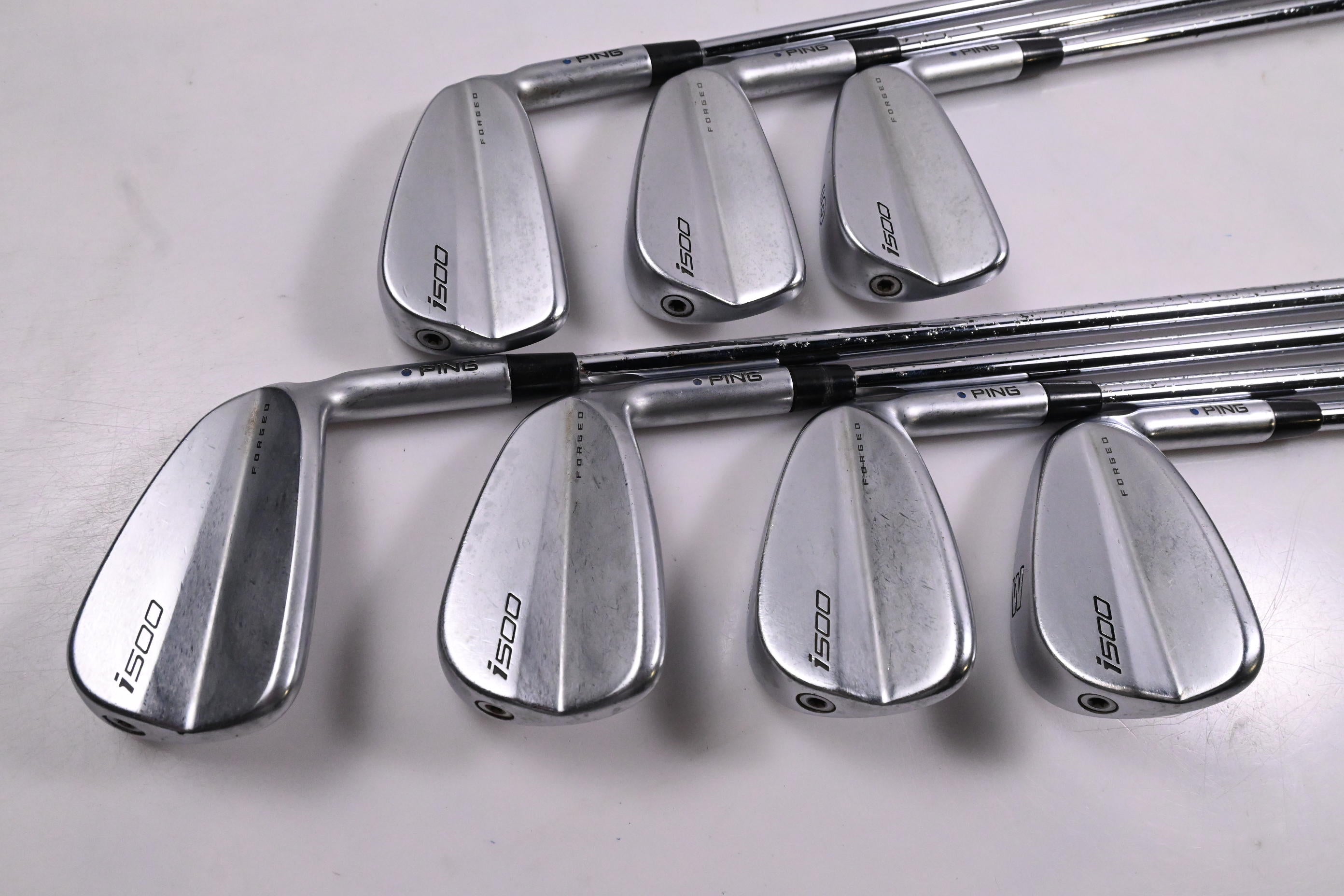 Ping i500 Irons / 4-PW / Blue Dot / Regular Flex Project X LZ 115 Shafts
