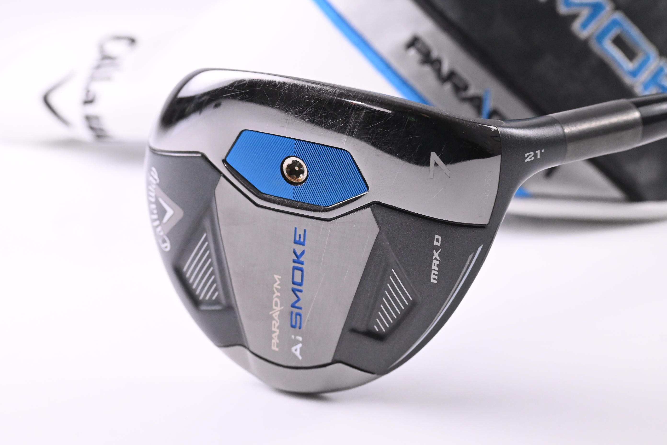 Callaway Paradym Ai Smoke Max #7 Wood / 21 Degree / Regular Flex Tensei AV Blue