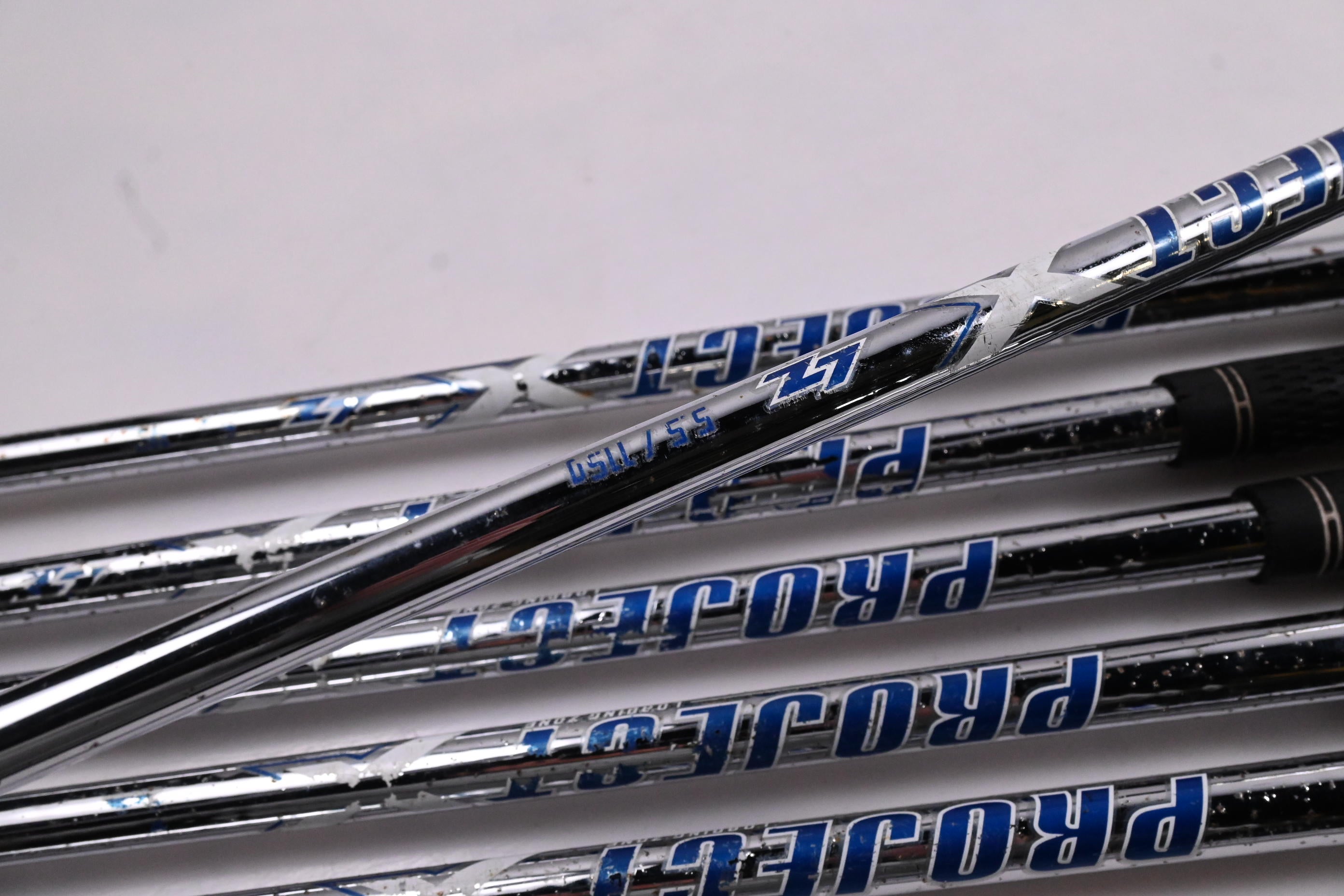 Ping i500 Irons / 4-PW / Blue Dot / Regular Flex Project X LZ 115 Shafts