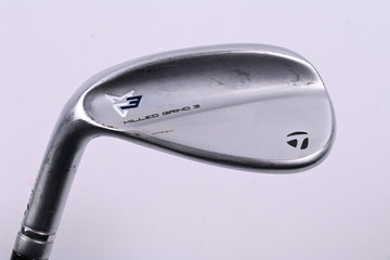 Left Hand Taylormade Milled Grind 3 Chrome Gap Wedge / 52 Degree / Stiff Flex