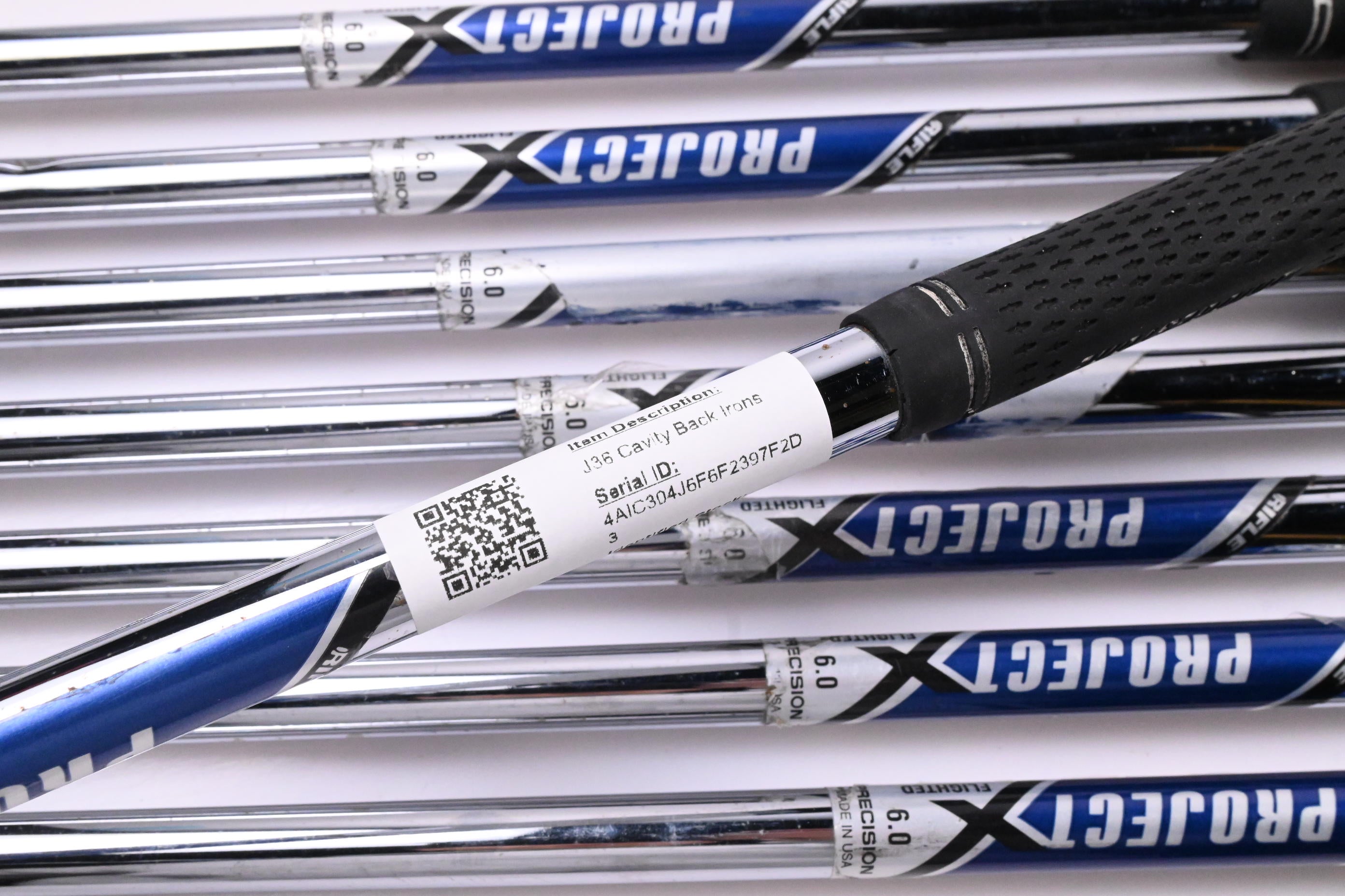 Bridgestone J36 Cavity Back Irons / 3-PW / Stiff Flex Project X Flighted Shafts