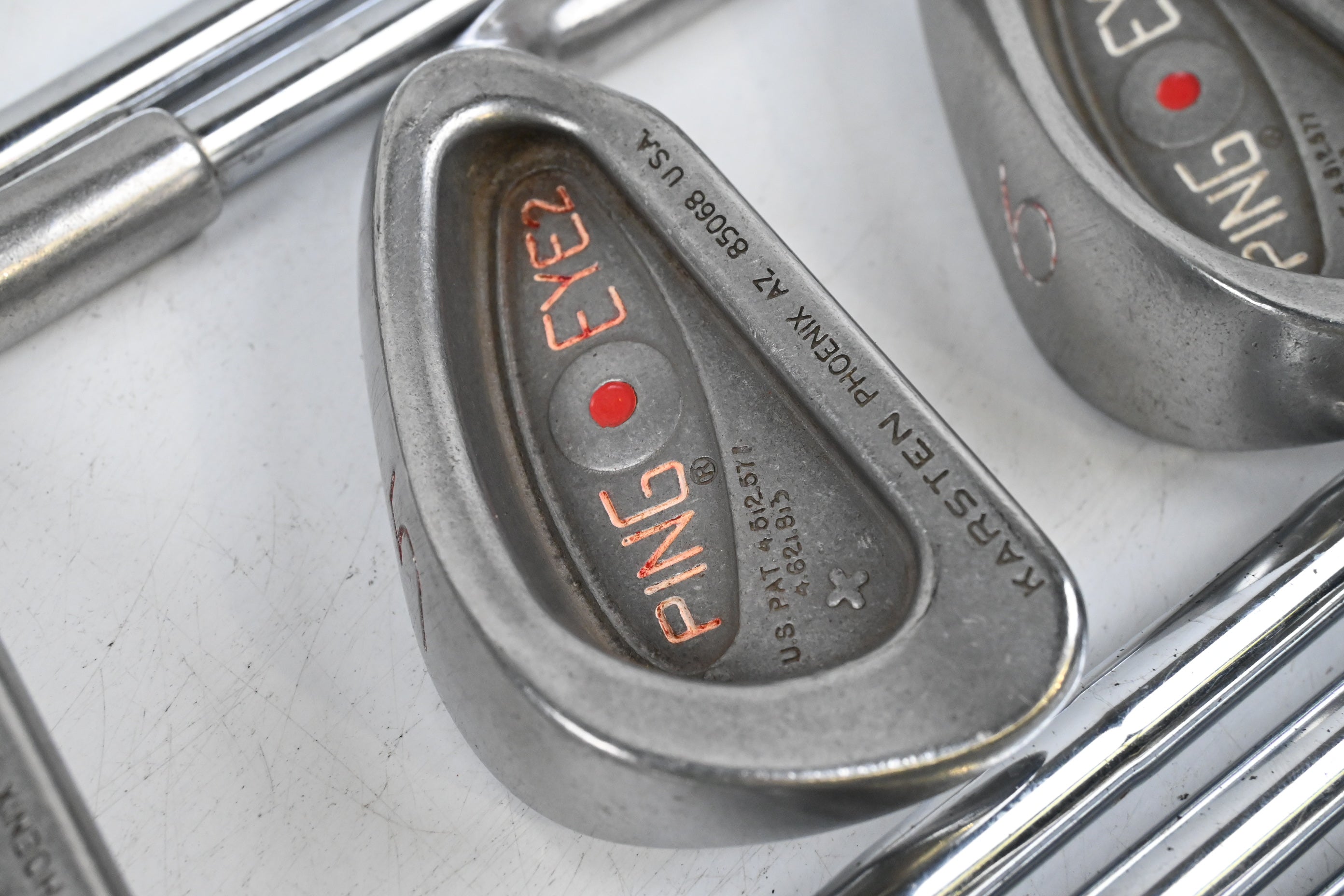 Ping Eye 2+ Irons / 3-PW+SW / Red Dot / Stiff Flex Steel Shafts