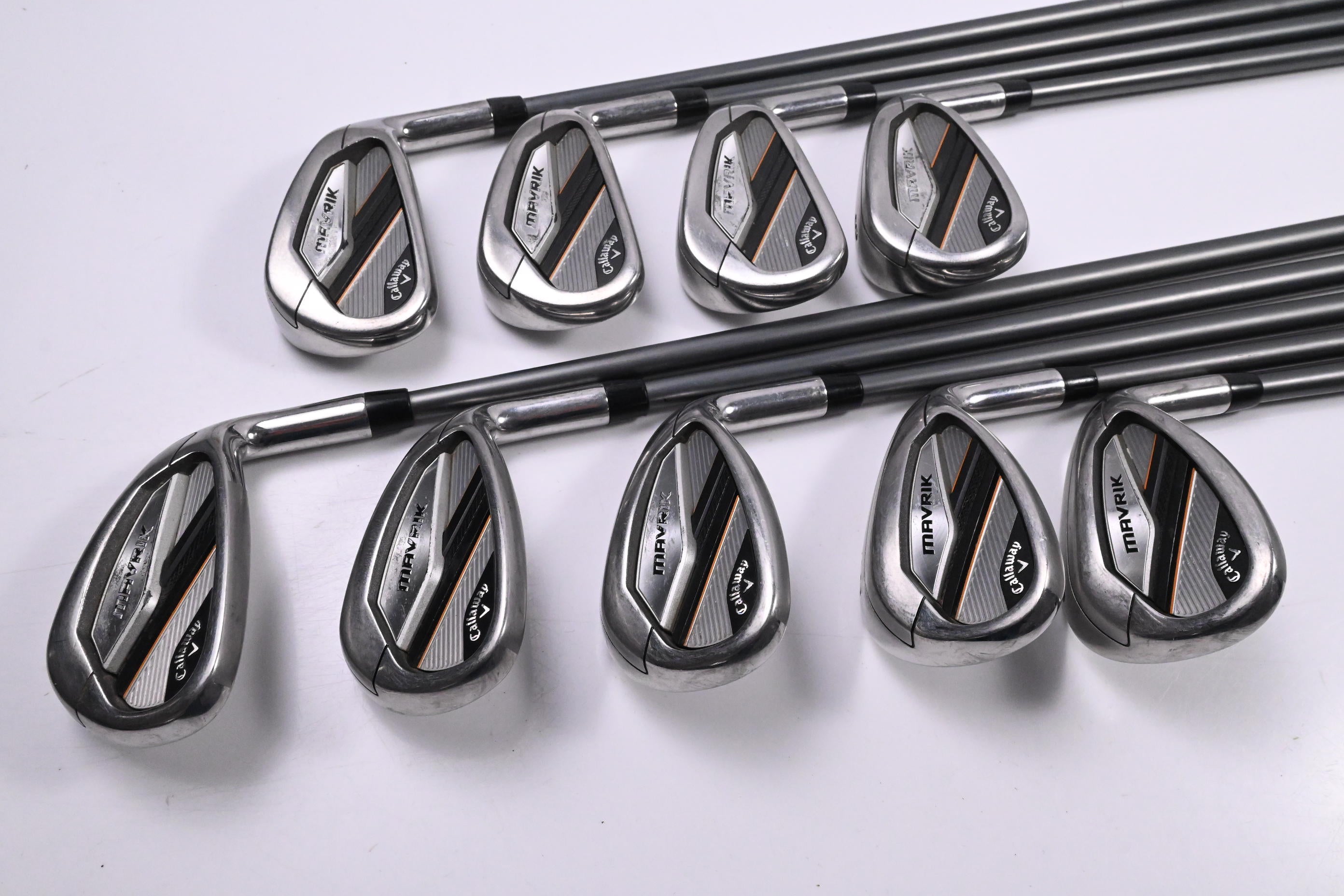 Callaway Mavrik Irons / 5-PW+GW+AW+SW / Regular Flex Project X Catalyst 65 Shafts