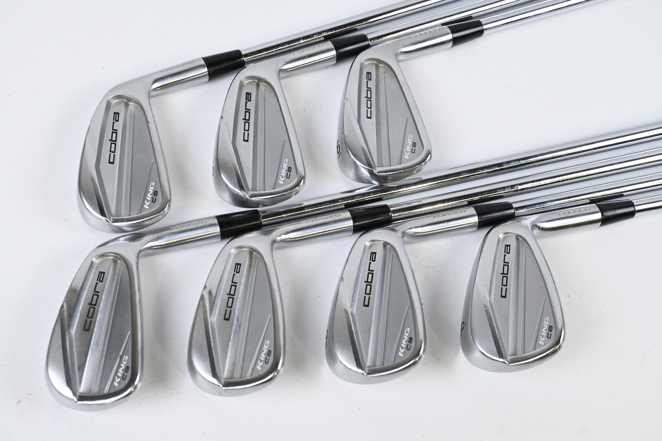 Cobra King CB Irons / 4-PW / Stiff Flex Steel Shafts
