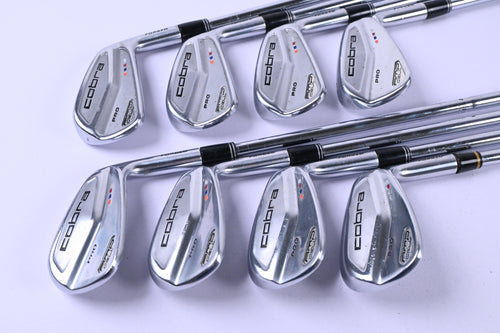 Cobra AMP Cell Pro Irons / 4-PW+GW / Stiff Flex Dynamic Gold Shafts
