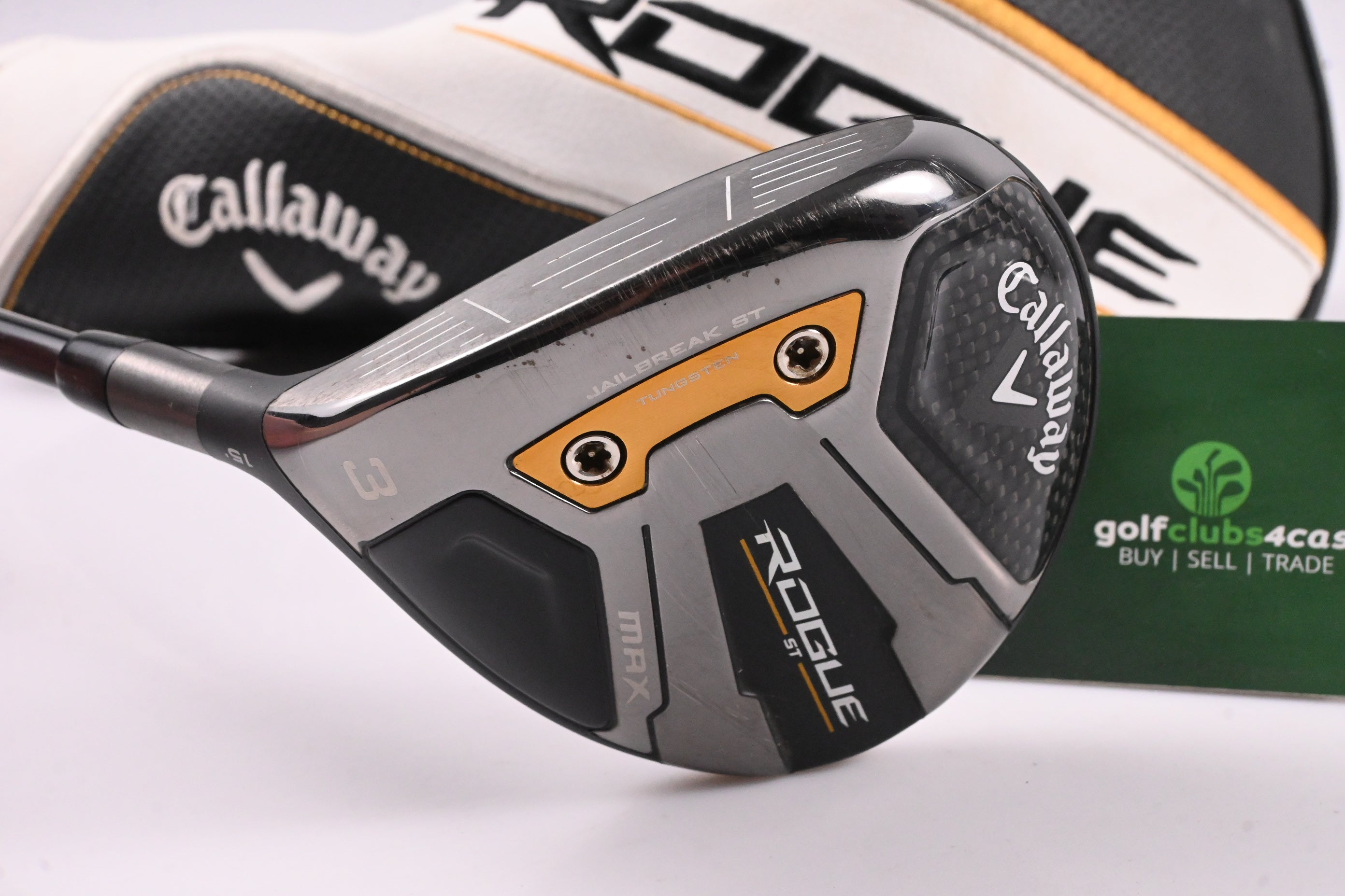 Left Hand Callaway Rogue ST Max #3 Wood / 15 Degree / Regular Flex Tensei AV Blue 65