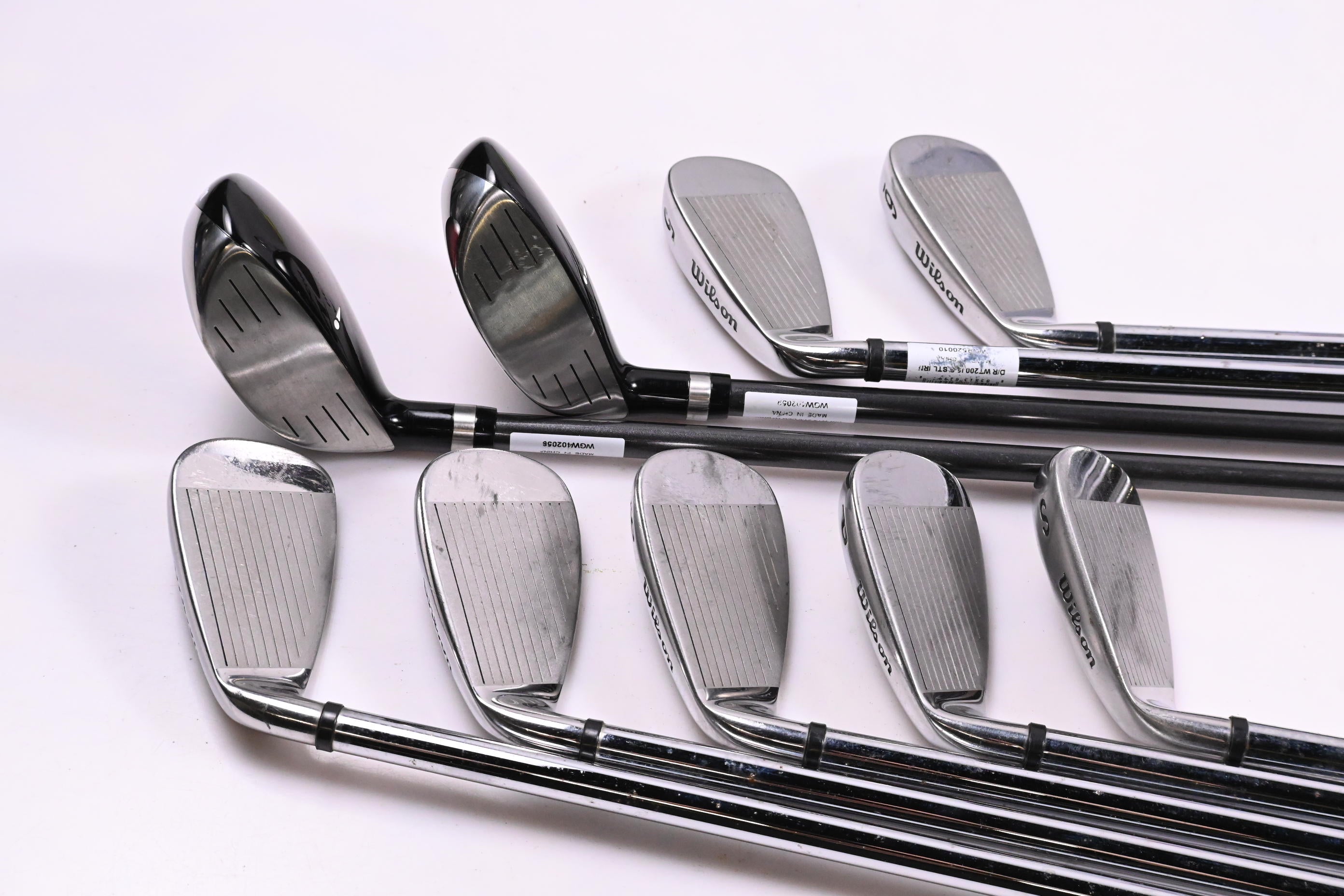 Wilson Deep Red Irons / 3-4H+5-PW+SW / Men's Flex Wilson WT Shafts