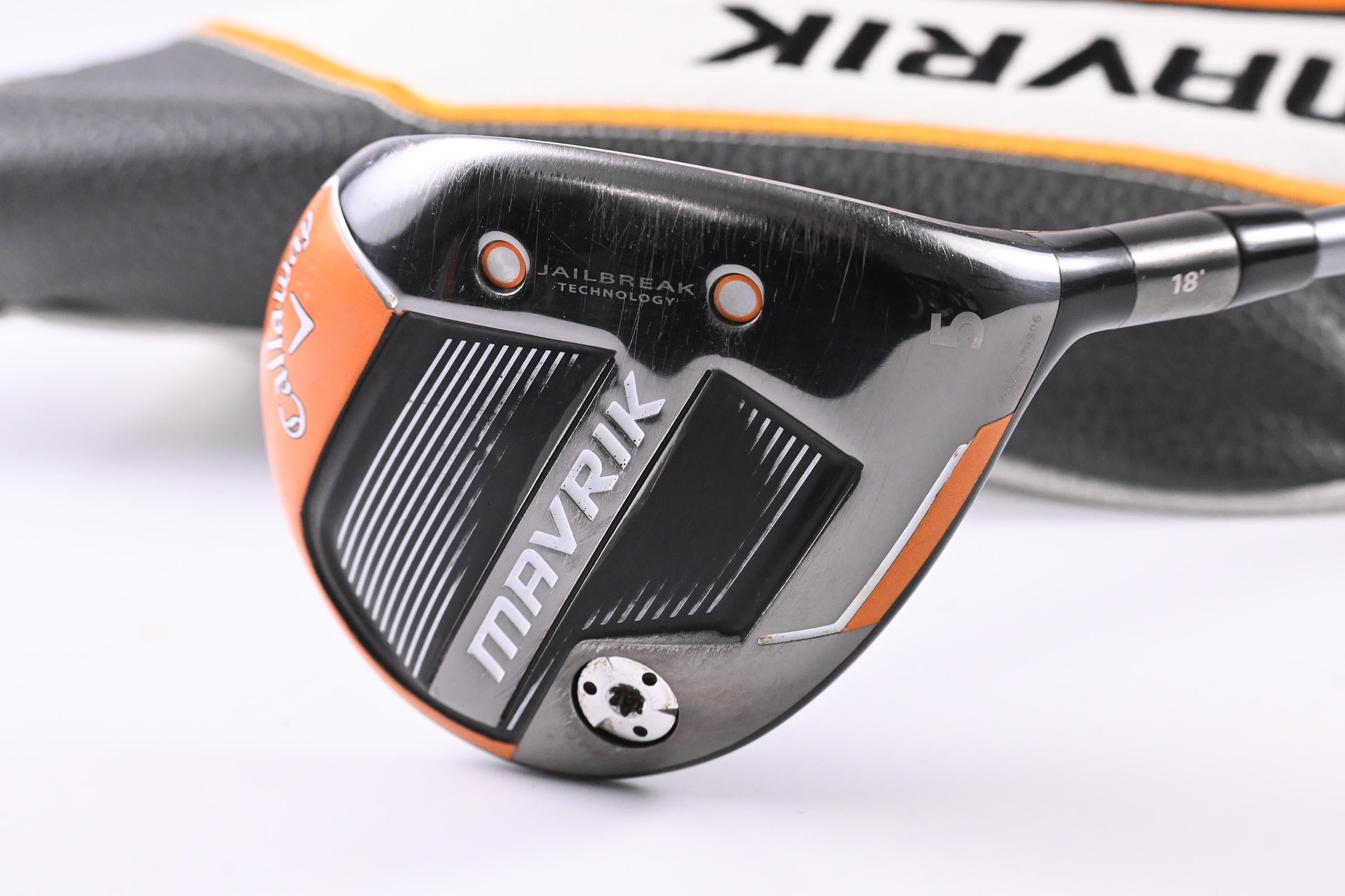 Ladies Callaway Mavrik #5 Wood / 18 Degree / Ladies Flex HZRDUS T800 Orange 45