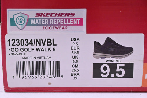 Ladies Skechers Go Golf Walk 5 Golf Shoes / UK Size 6.5 / Navy & White