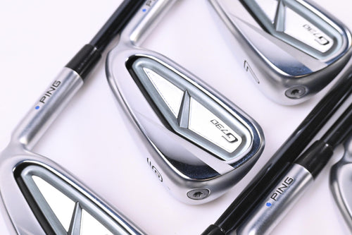 Ping G730 Irons / 5-PW+56° / Blue Dot / Regular Flex UST Recoil Dart 75 Shafts