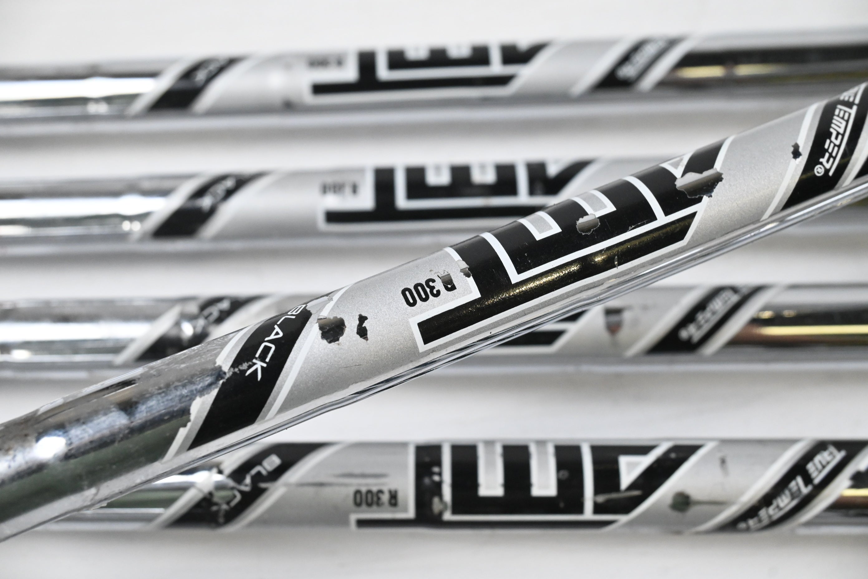 Left Hand Titleist 718 AP1 Irons / 5-PW / Regular Flex AMT Black R300 Shafts