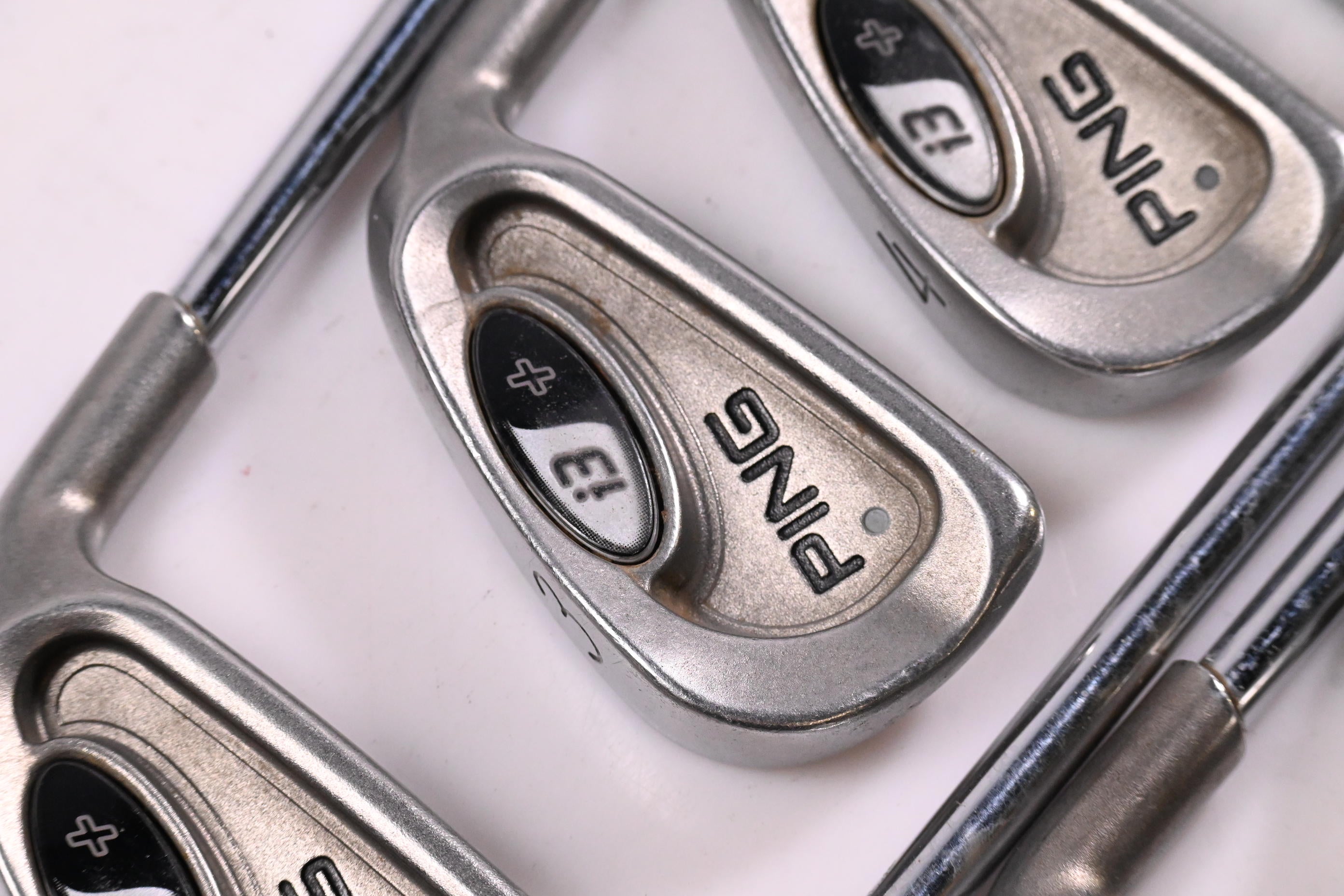 Ping i3+ Irons / 2-PW / Silver Dot / Stiff Flex Ping Shafts