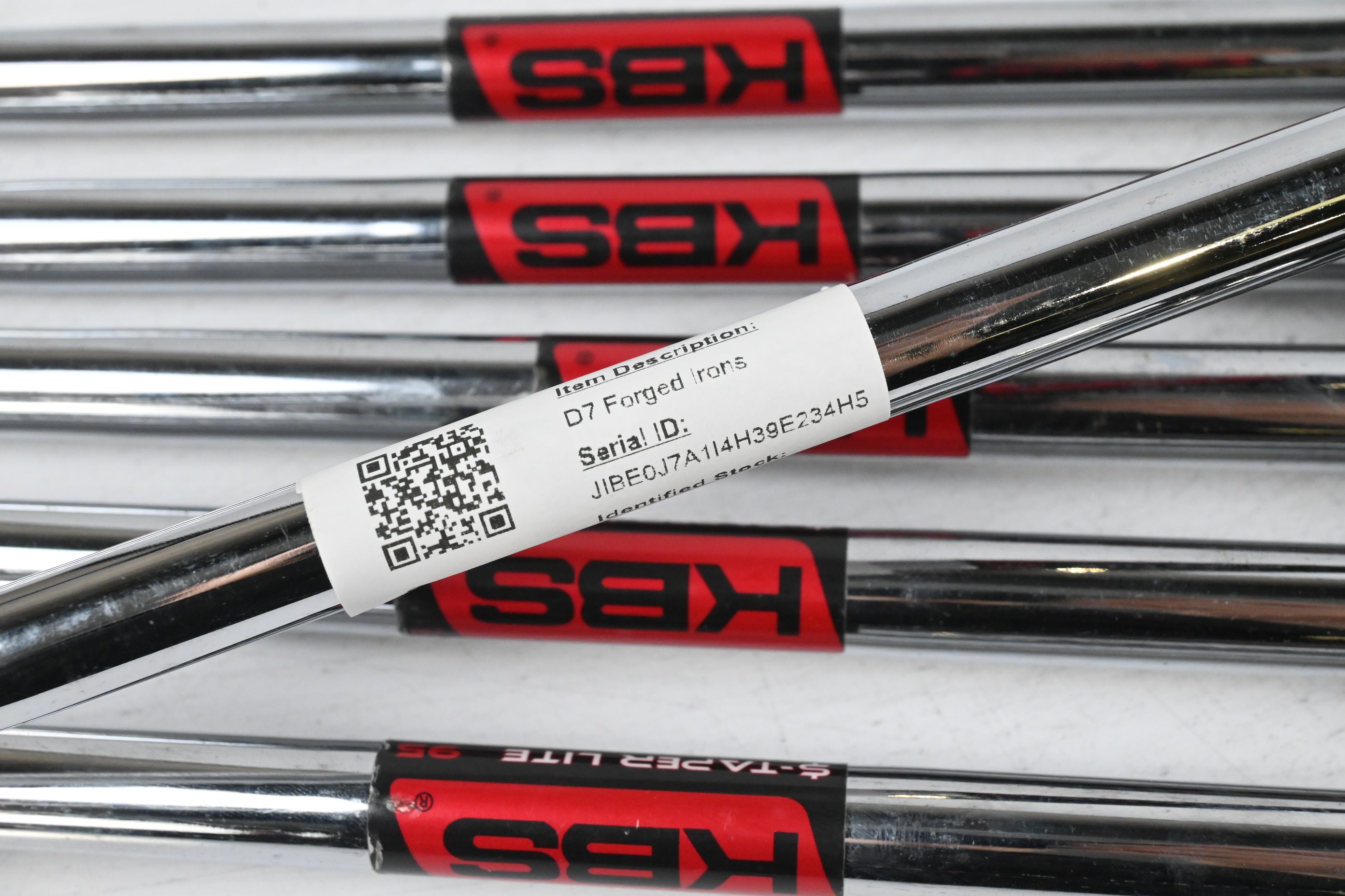 Wilson D7 Forged Irons / 5-PW / Regular Flex KBS S-Taper Lite 95 Shafts