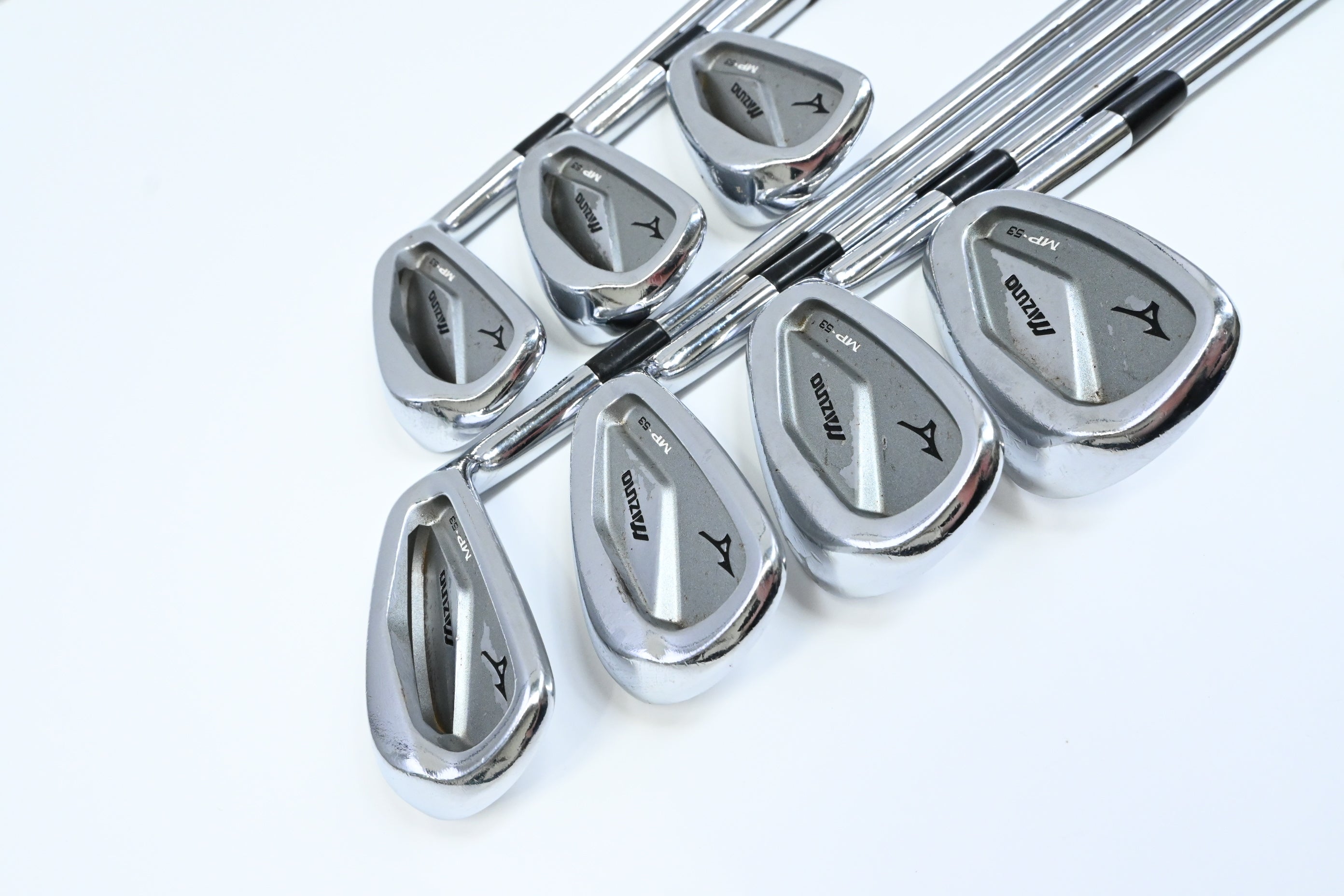 Mizuno MP-53 Irons / 4-PW / X-Flex KBS Tour Shafts
