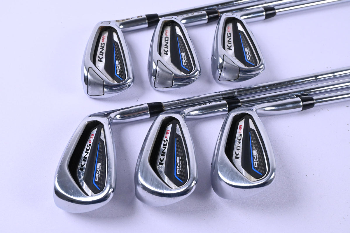 Cobra King F9 Irons / 5-PW / Stiff Flex KBS Tour 90 Shafts