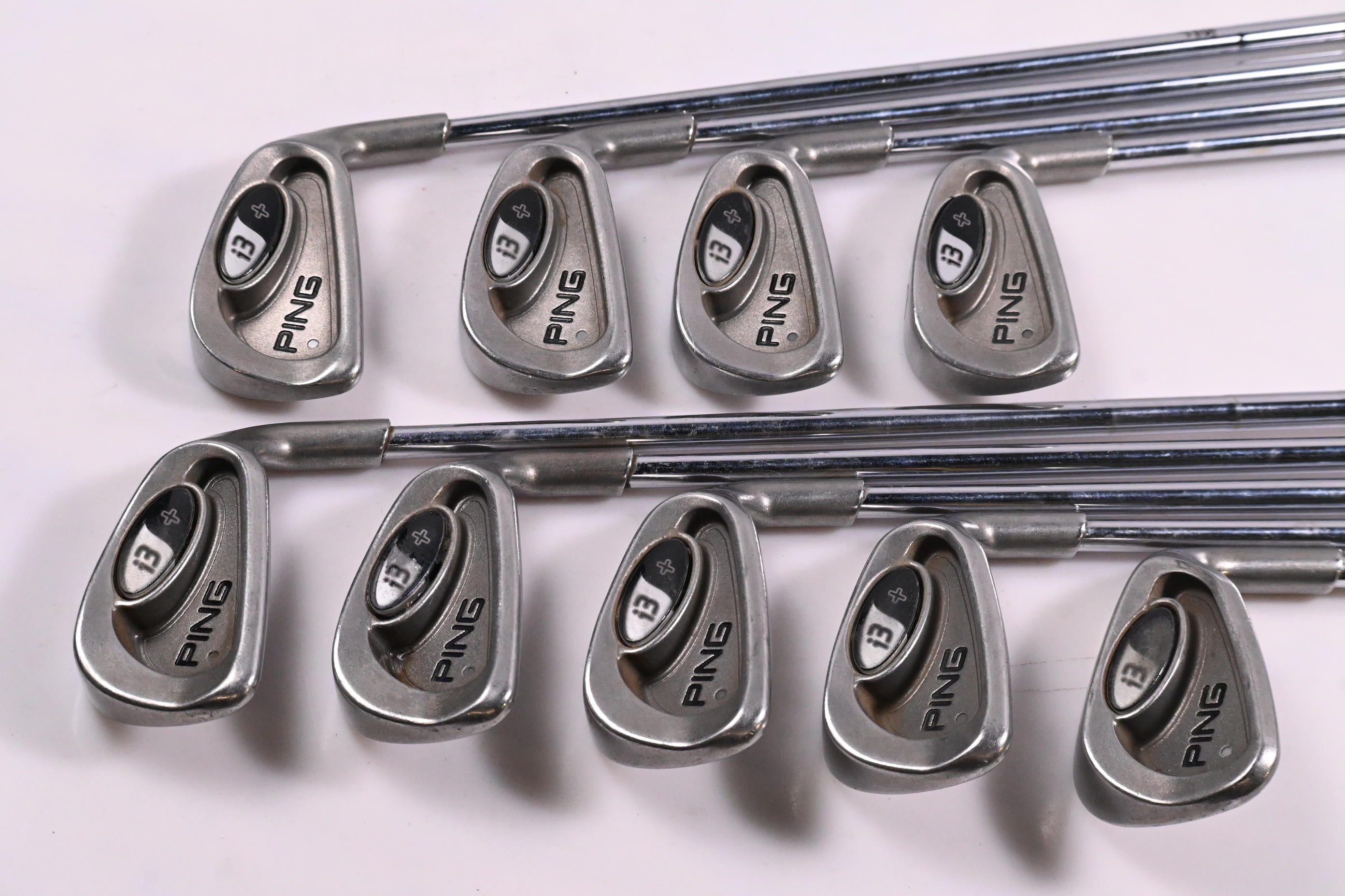 Ping i3+ Irons / 2-PW / Silver Dot / Stiff Flex Ping Shafts