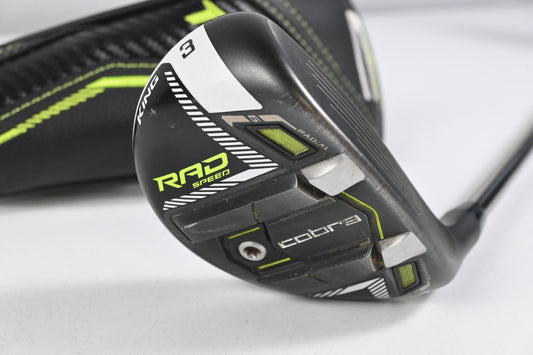 Cobra King Radspeed #3 Hybrid / 19 Degree / Stiff Flex UST Mamiya Recoil ESX 480