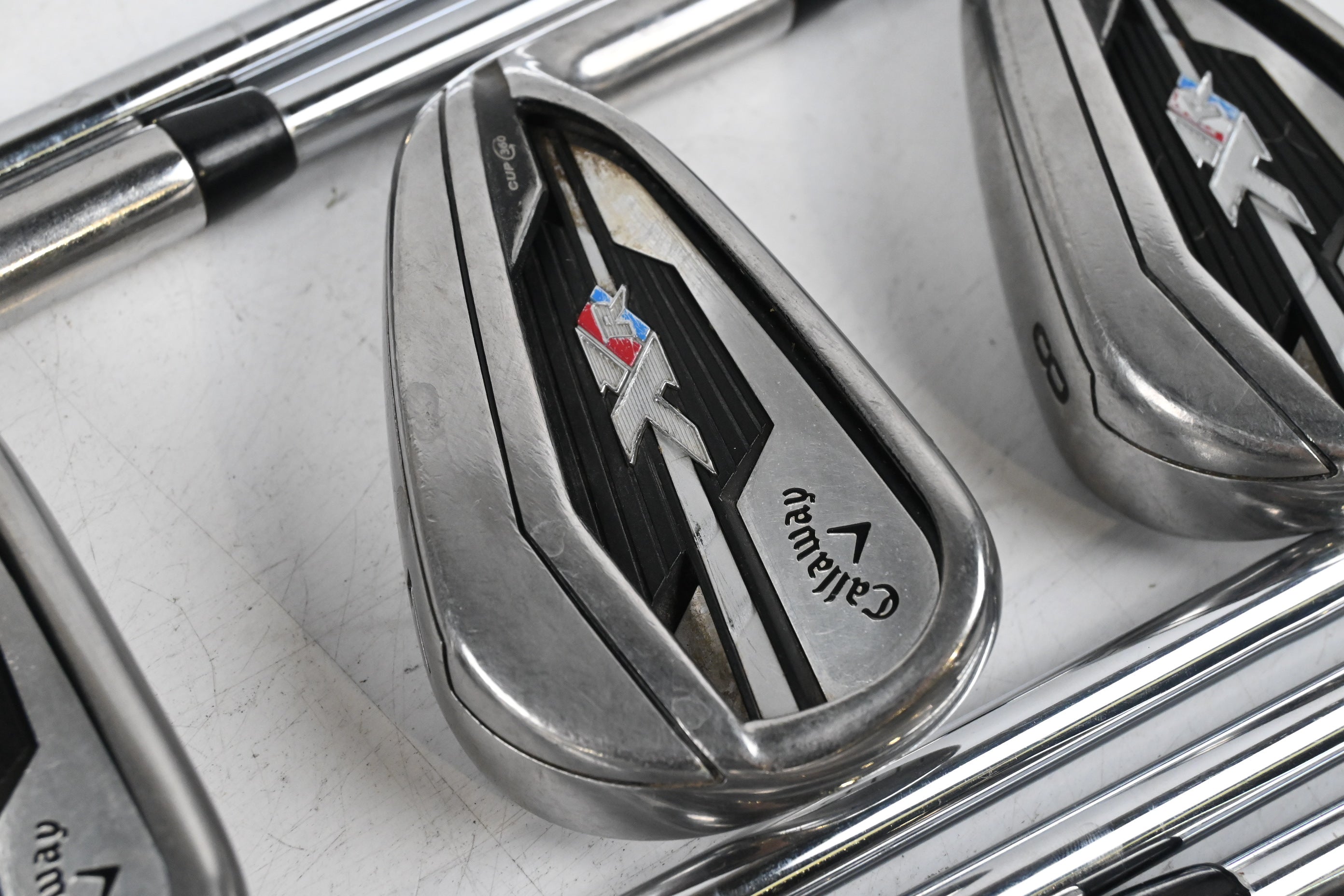 Callaway XR Irons / 5-PW+GW+SW / Regular Flex Speedstep 80 Shafts