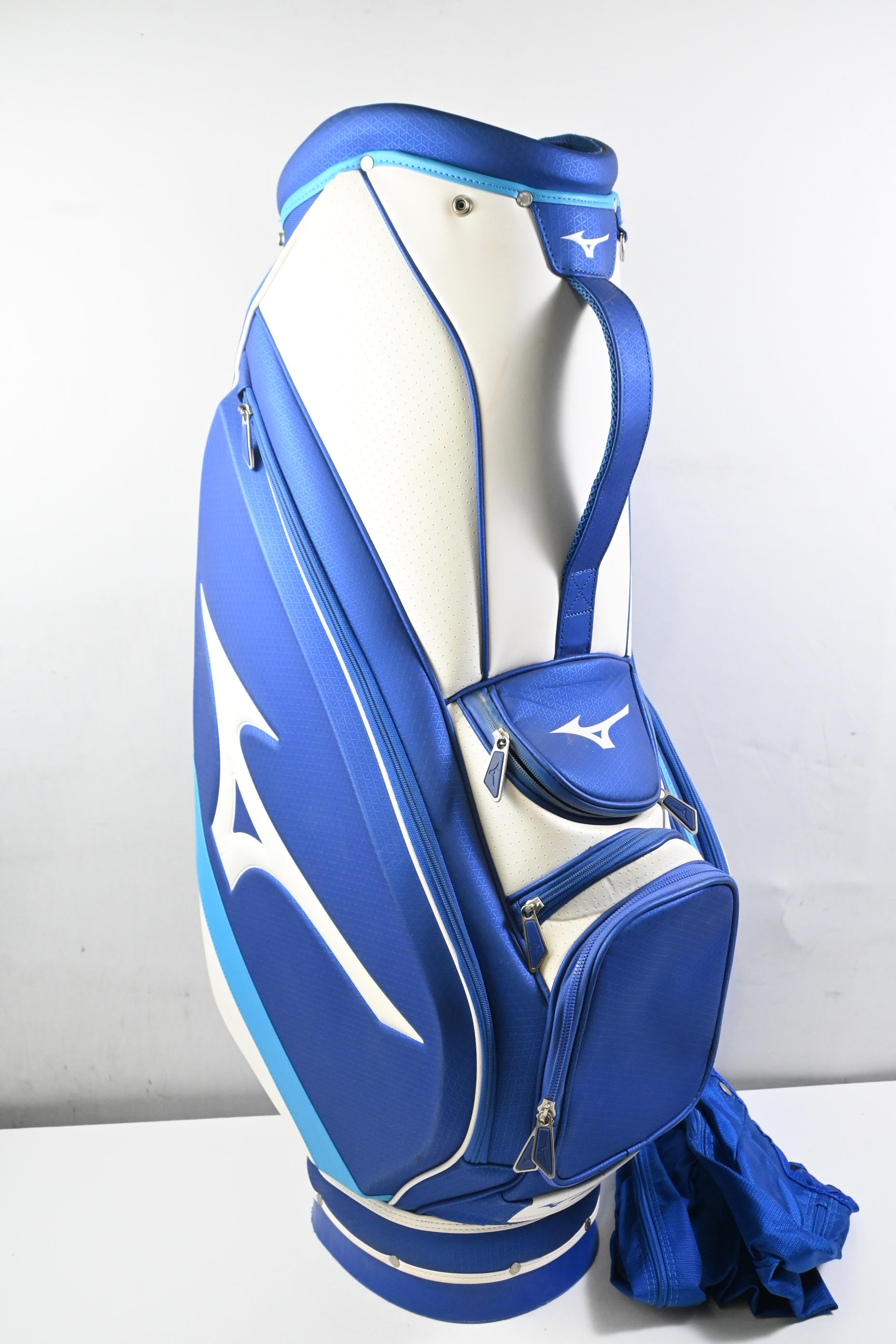 Mizuno Cart Bag / 5-Way Divider / Blue & White