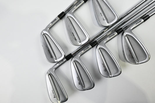 Ping iBlade Irons / 4-PW / White Dot / Regular Flex Ping CFS Distance Shafts