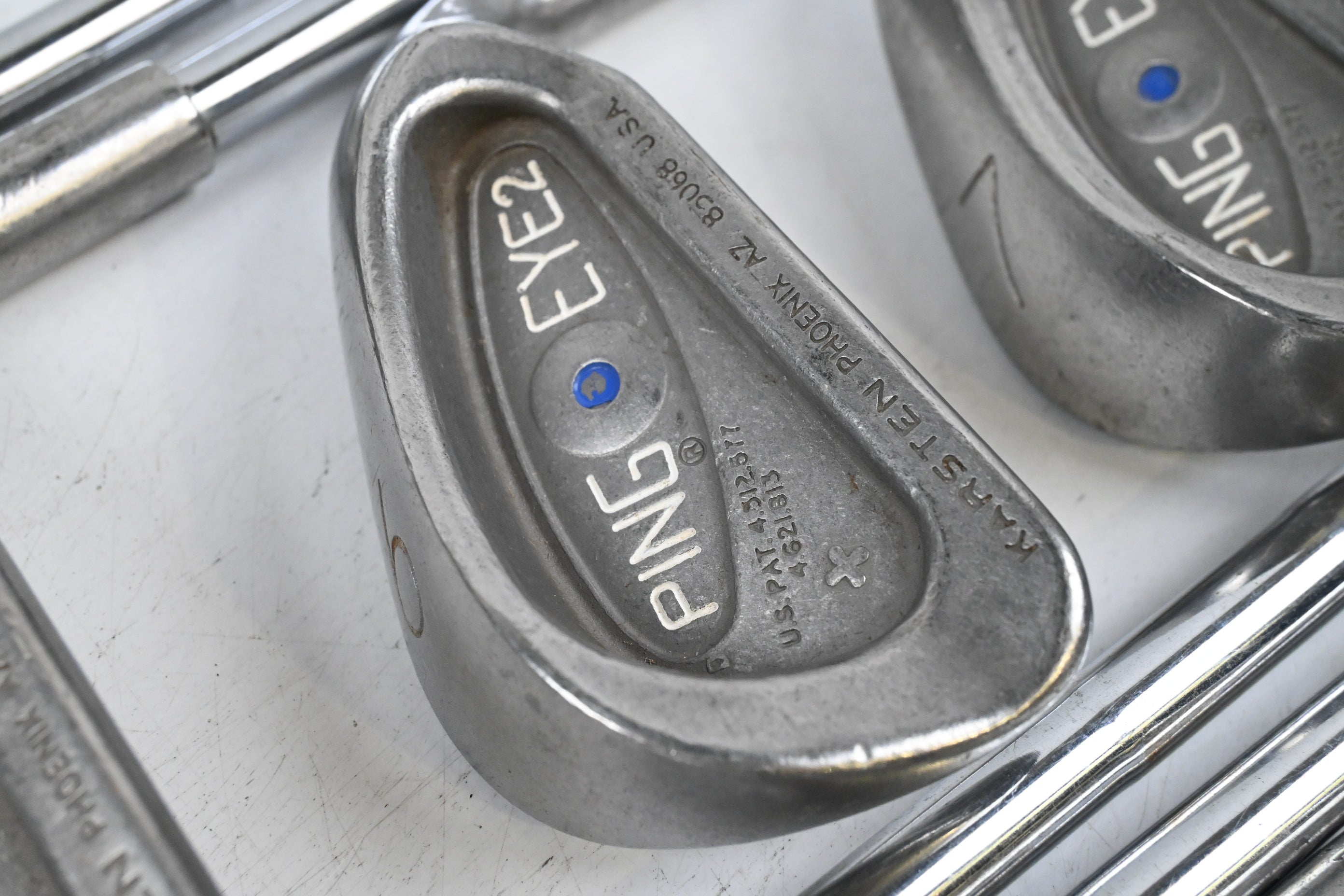 Ping Eye 2+ Irons / 4-PW+SW / Blue Dot / Regular Flex Ping Karsten Shafts