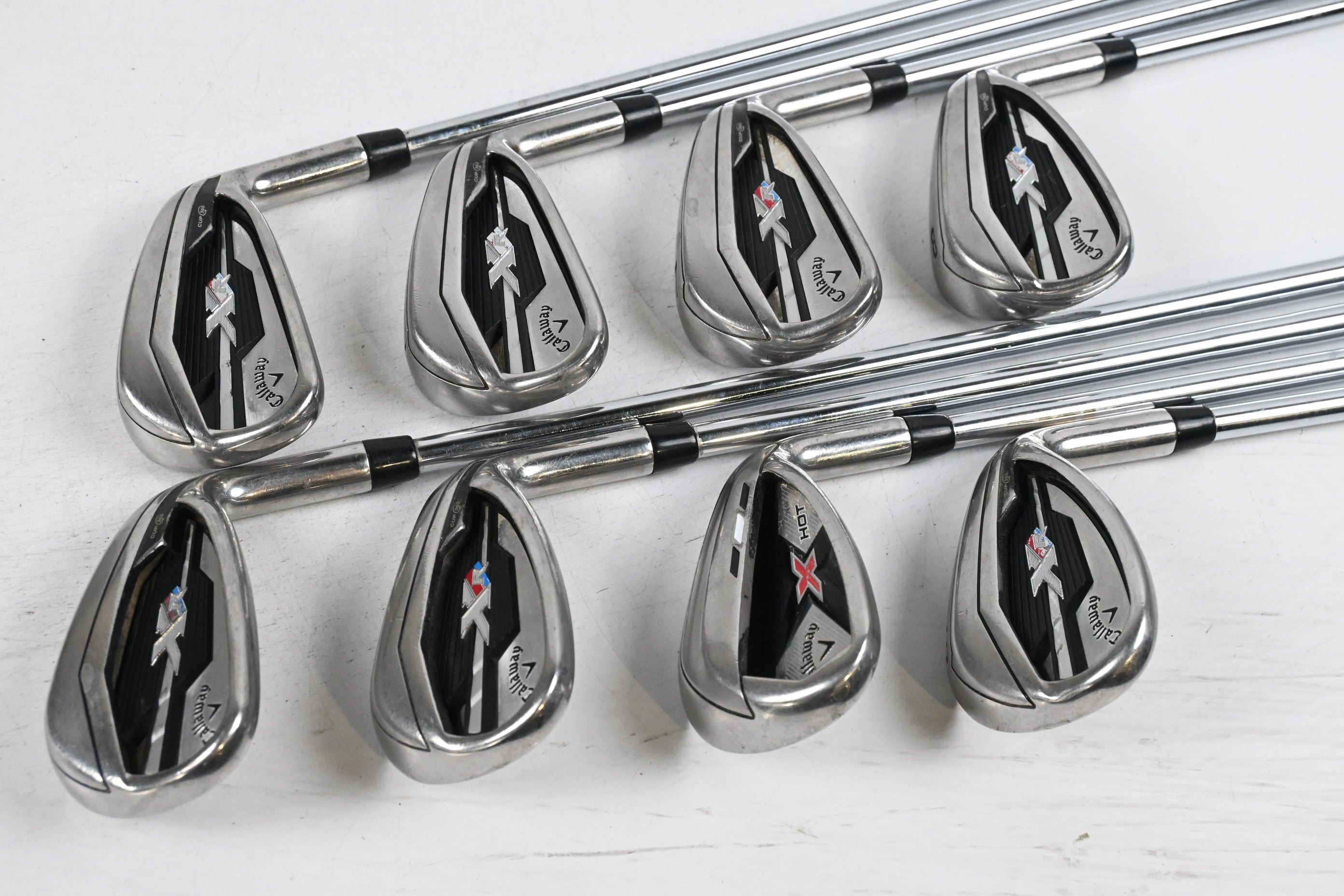 Callaway XR Irons / 5-PW+GW+SW / Regular Flex Speedstep 80 Shafts