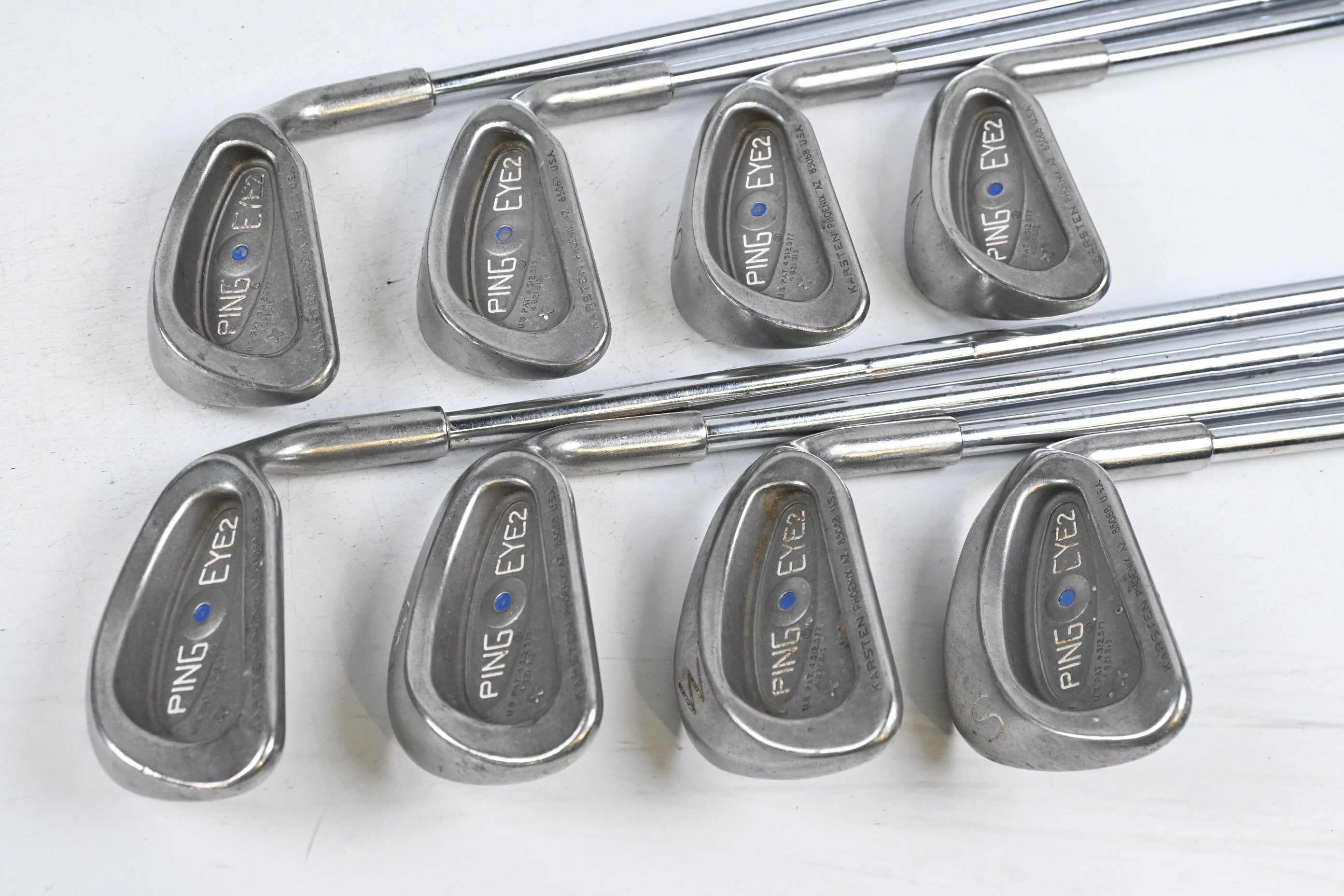 Ping Eye 2+ Irons / 4-PW+SW / Blue Dot / Regular Flex Ping Karsten Shafts