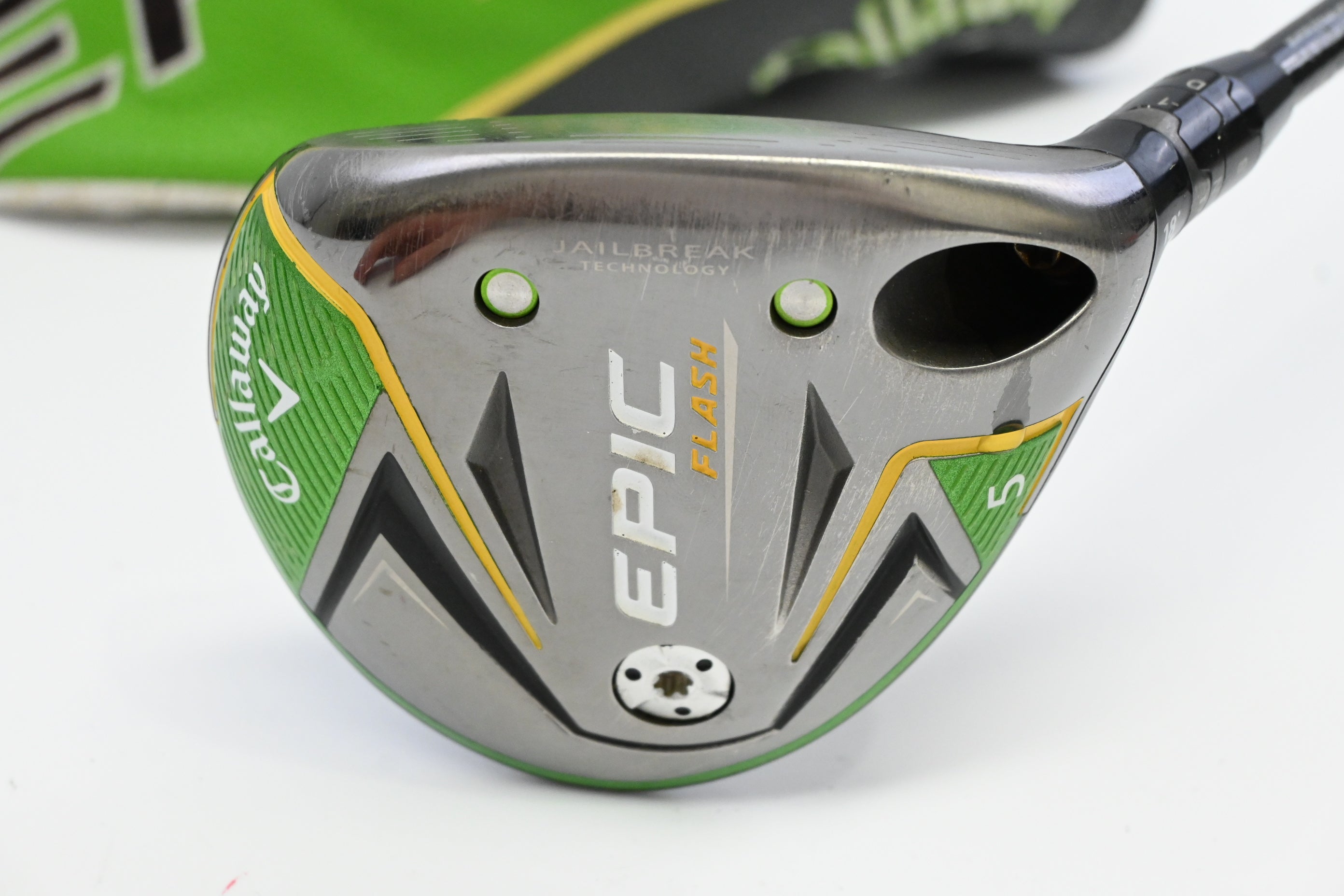 Callaway Epic Flash #5 Wood / 18 Degree / Regular Flex Evenflow Green 55 Shaft