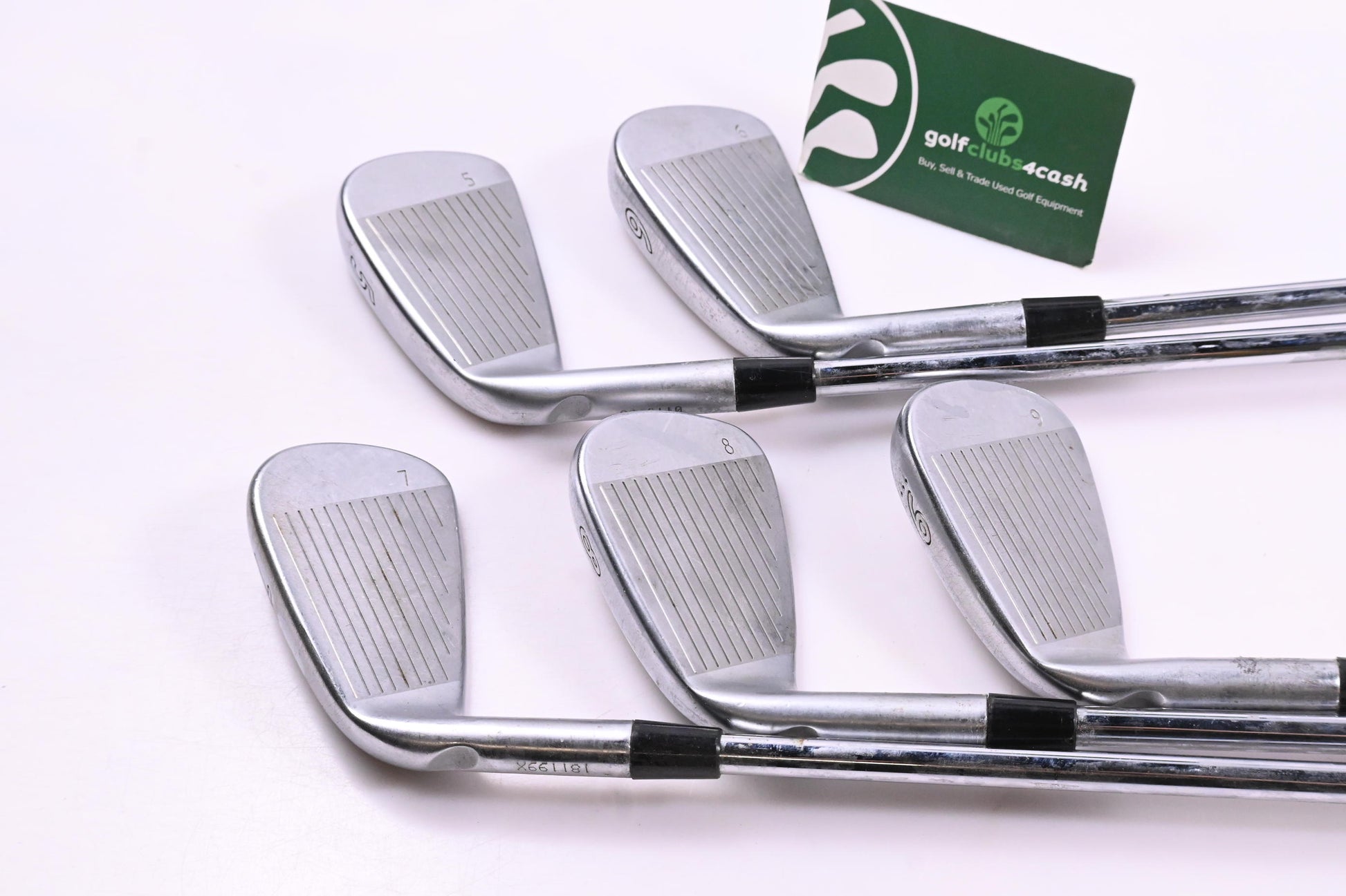 Ping i200 Irons / 5-9i / Red Dot / Regular Flex Steel Shafts / No Shaft Bands