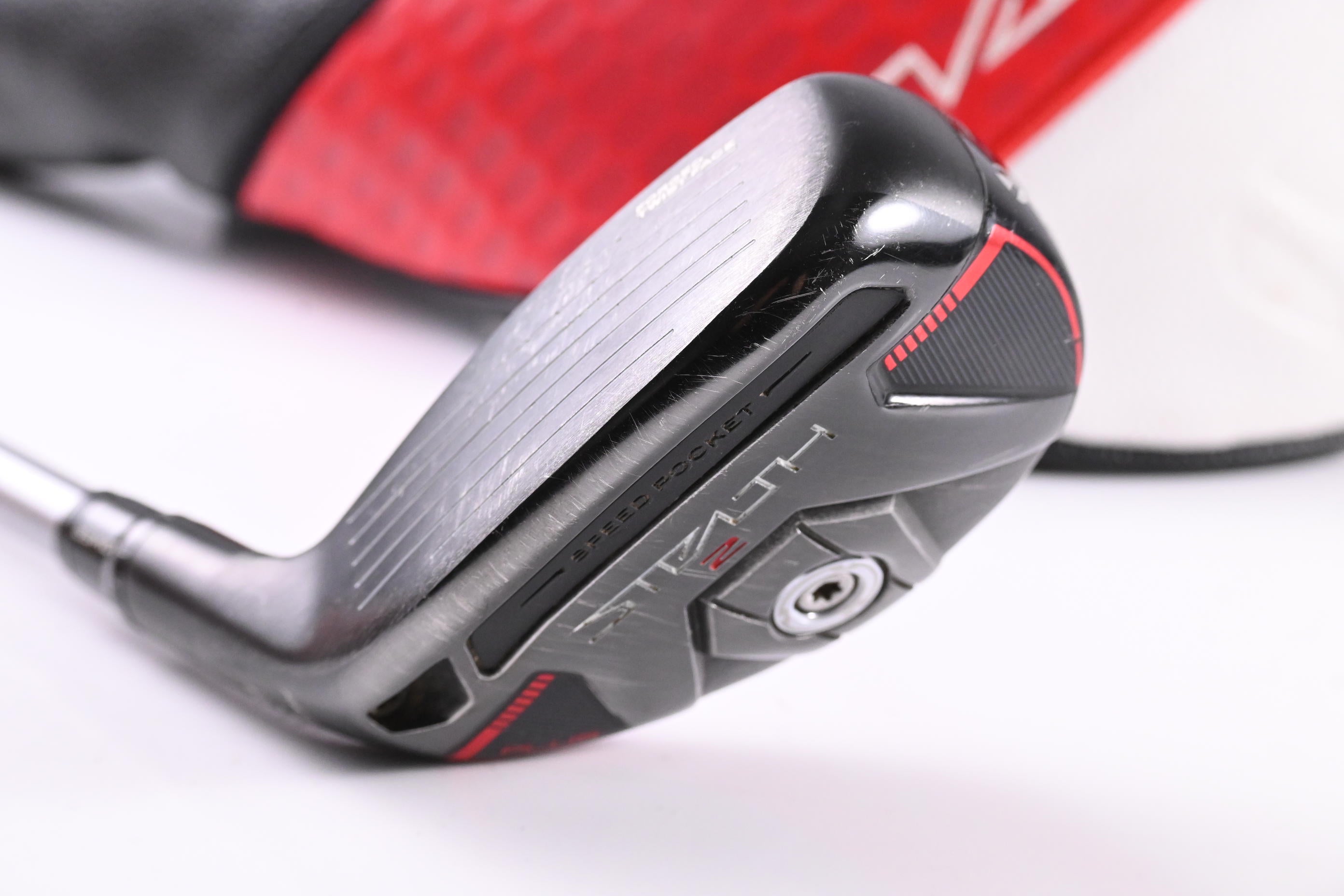 Left Hand Taylormade Stealth 2 Plus #3 Hybrid / 19.5 Degree / Senior Flex NX 50